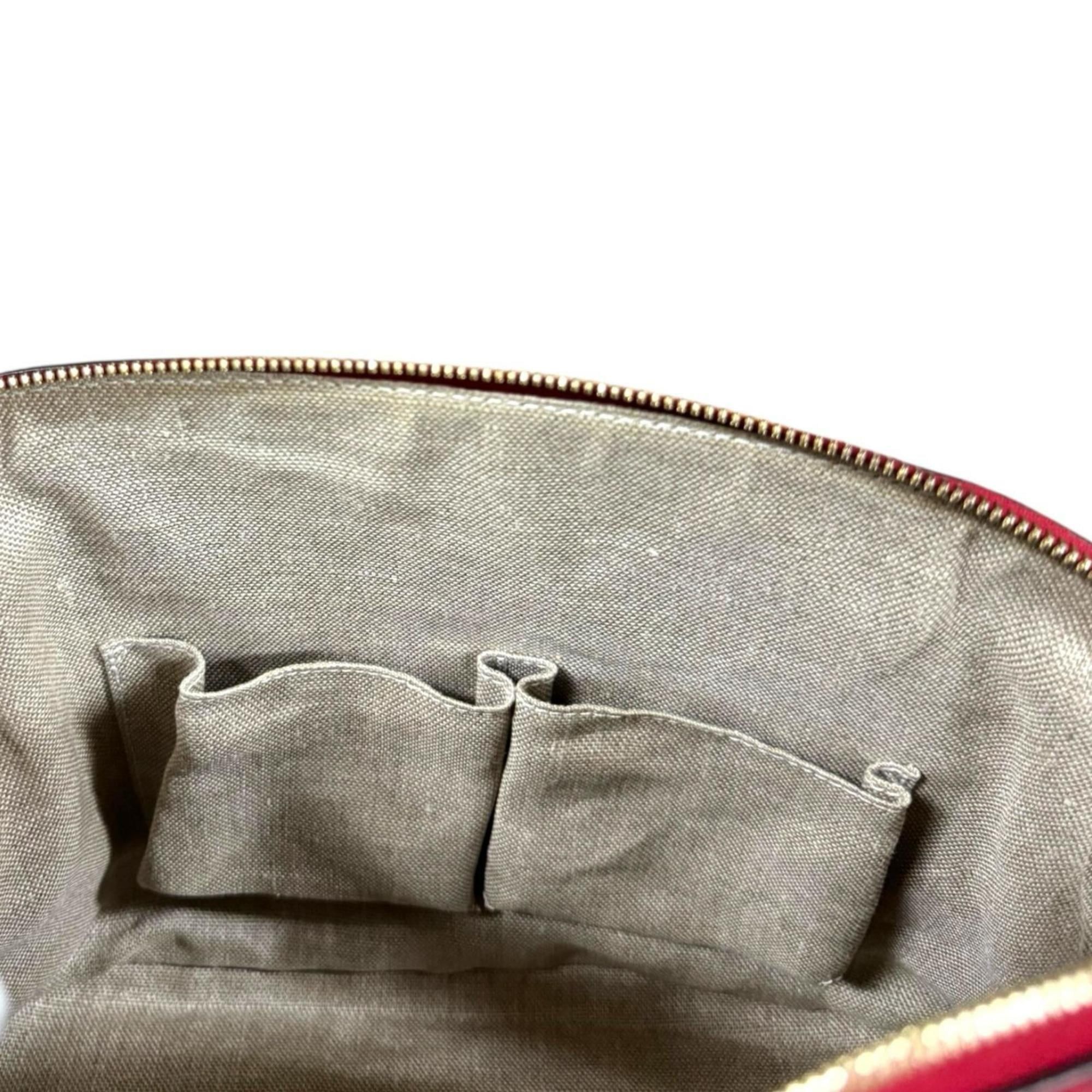 Gucci Gucci Micro Guccissima Shoulder Bag, Leather 449663, Red, Women's, Pre-owned, 2-Way Size ONE SIZE - 9 Thumbnail