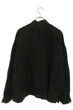 Kapital KAPITAL Frilled Canvas Pullover Long Sleeve Shirt Linen Black Size 1 Size US S / EU 44-46 / 1 - 2 Thumbnail