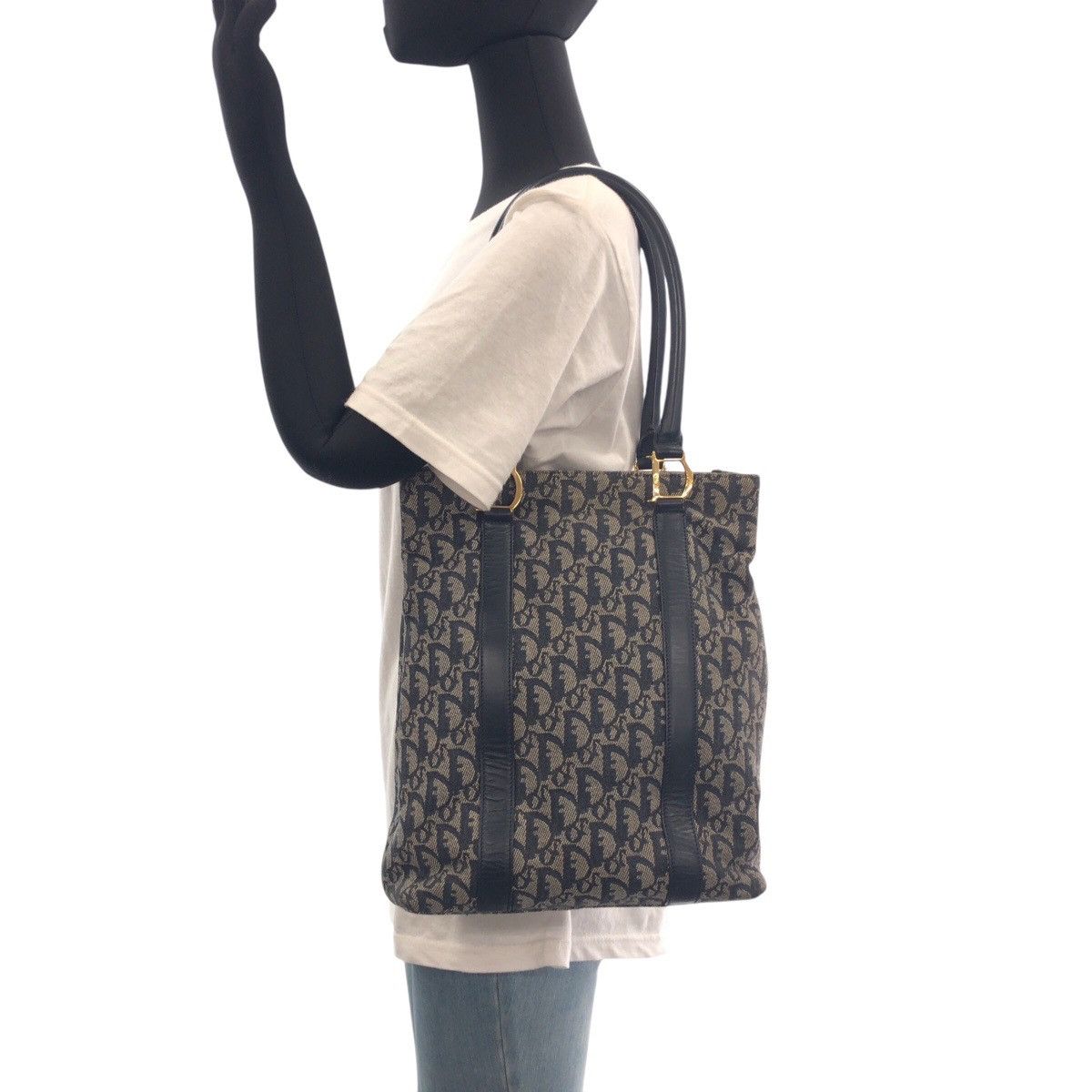 Dior Dior Dior Trotter Canvas/Leather 2way bag Textile Shoulder Bag DUTY FREE for USA Size ONE SIZE - 6 Thumbnail