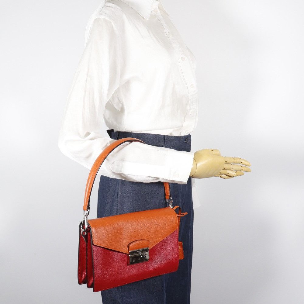 Prada Prada Prada 2WAY Clutch Saffiano 2way shoulder bag Leather Shoulder Bag BN924K DUTY FREE for USA Size ONE SIZE - 19 Thumbnail