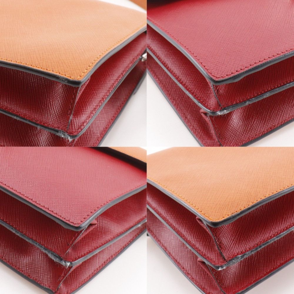 Prada Prada Prada 2WAY Clutch Saffiano 2way shoulder bag Leather Shoulder Bag BN924K DUTY FREE for USA Size ONE SIZE - 4 Thumbnail