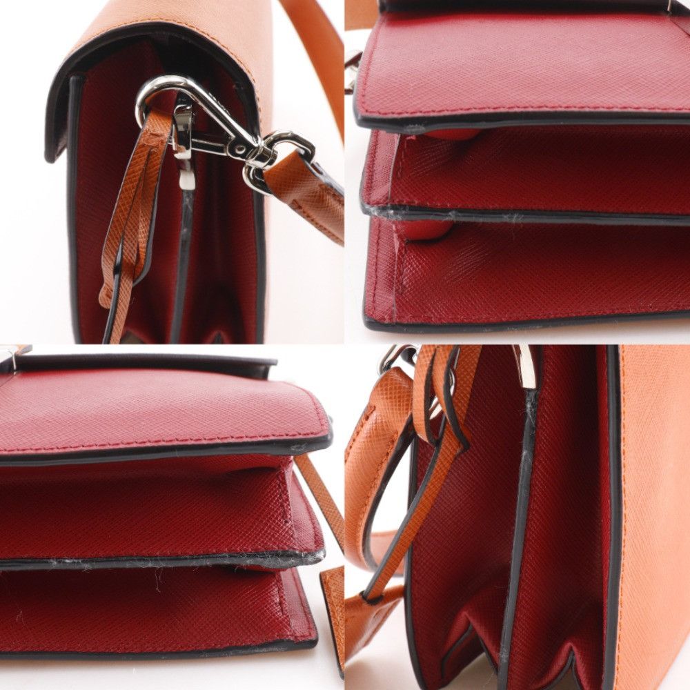 Prada Prada Prada 2WAY Clutch Saffiano 2way shoulder bag Leather Shoulder Bag BN924K DUTY FREE for USA Size ONE SIZE - 17 Thumbnail
