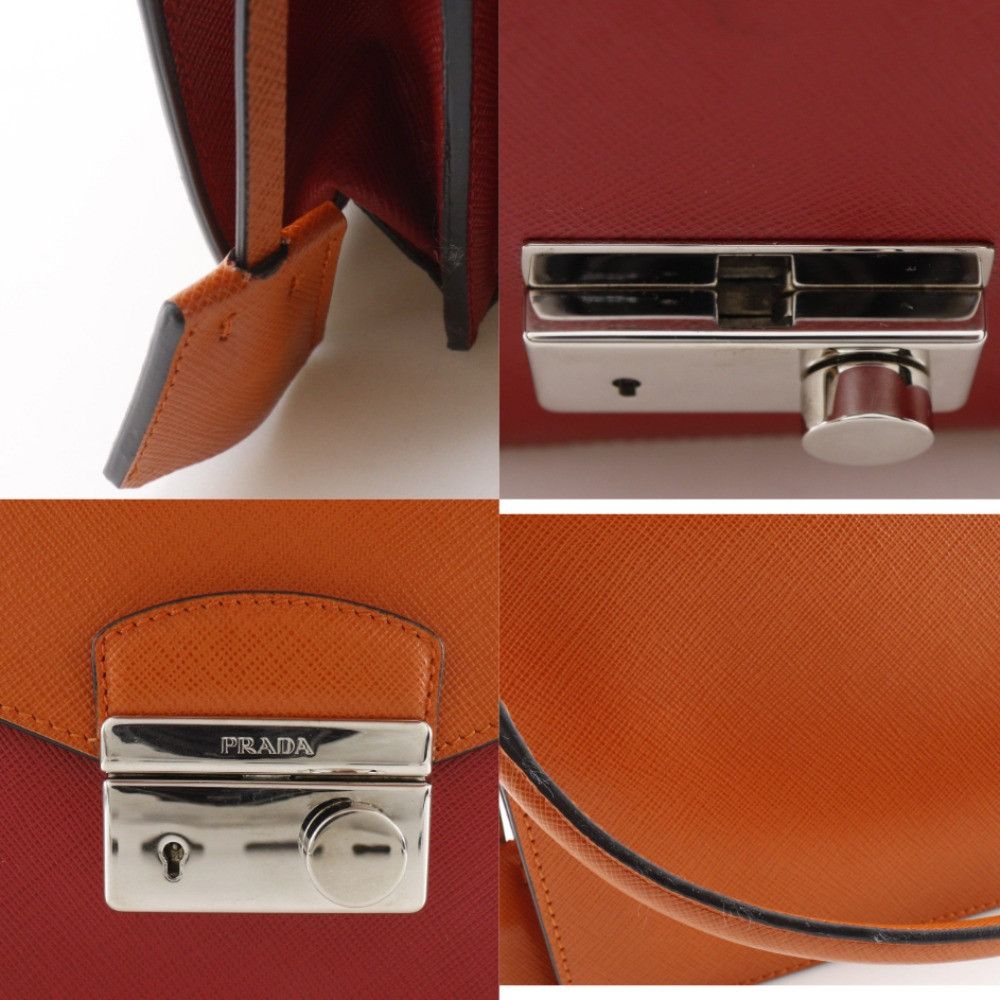 Prada Prada Prada 2WAY Clutch Saffiano 2way shoulder bag Leather Shoulder Bag BN924K DUTY FREE for USA Size ONE SIZE - 15 Thumbnail