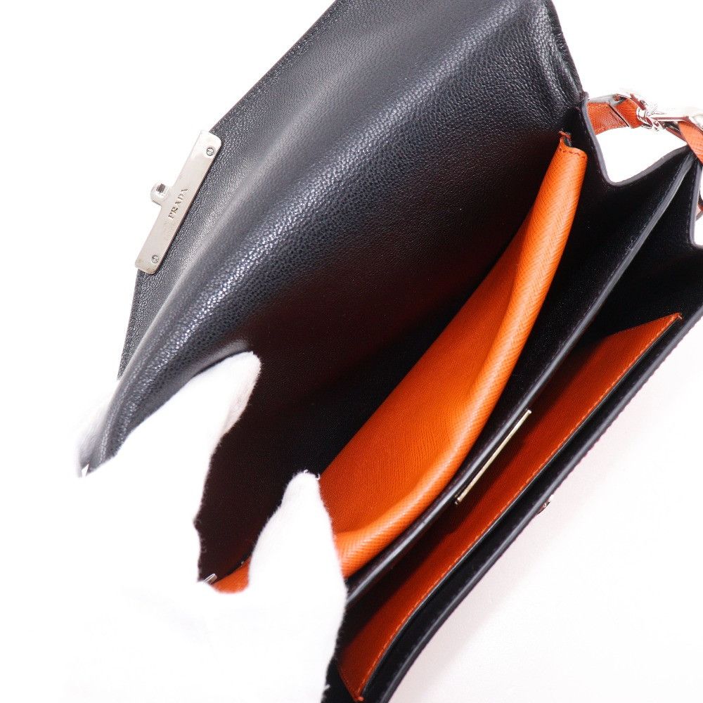 Prada Prada Prada 2WAY Clutch Saffiano 2way shoulder bag Leather Shoulder Bag BN924K DUTY FREE for USA Size ONE SIZE - 5 Thumbnail