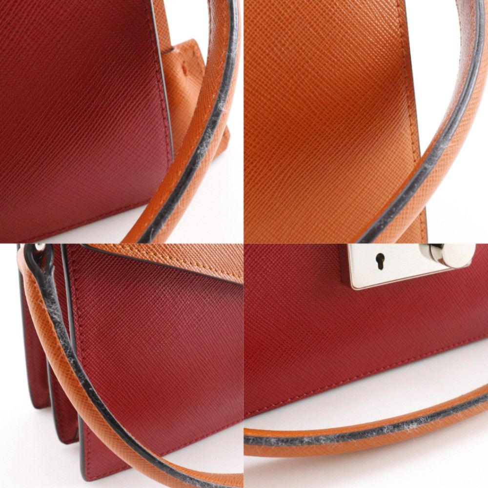 Prada Prada Prada 2WAY Clutch Saffiano 2way shoulder bag Leather Shoulder Bag BN924K DUTY FREE for USA Size ONE SIZE - 18 Thumbnail