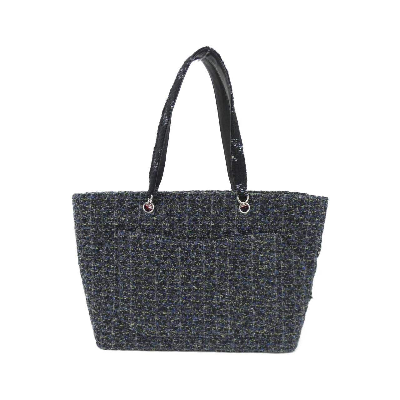 Chanel Chanel Chanel Cambon Line Tweed Shoulder Bag Textile Shoulder Bag 25170 DUTY FREE for USA Size ONE SIZE - 2 Thumbnail