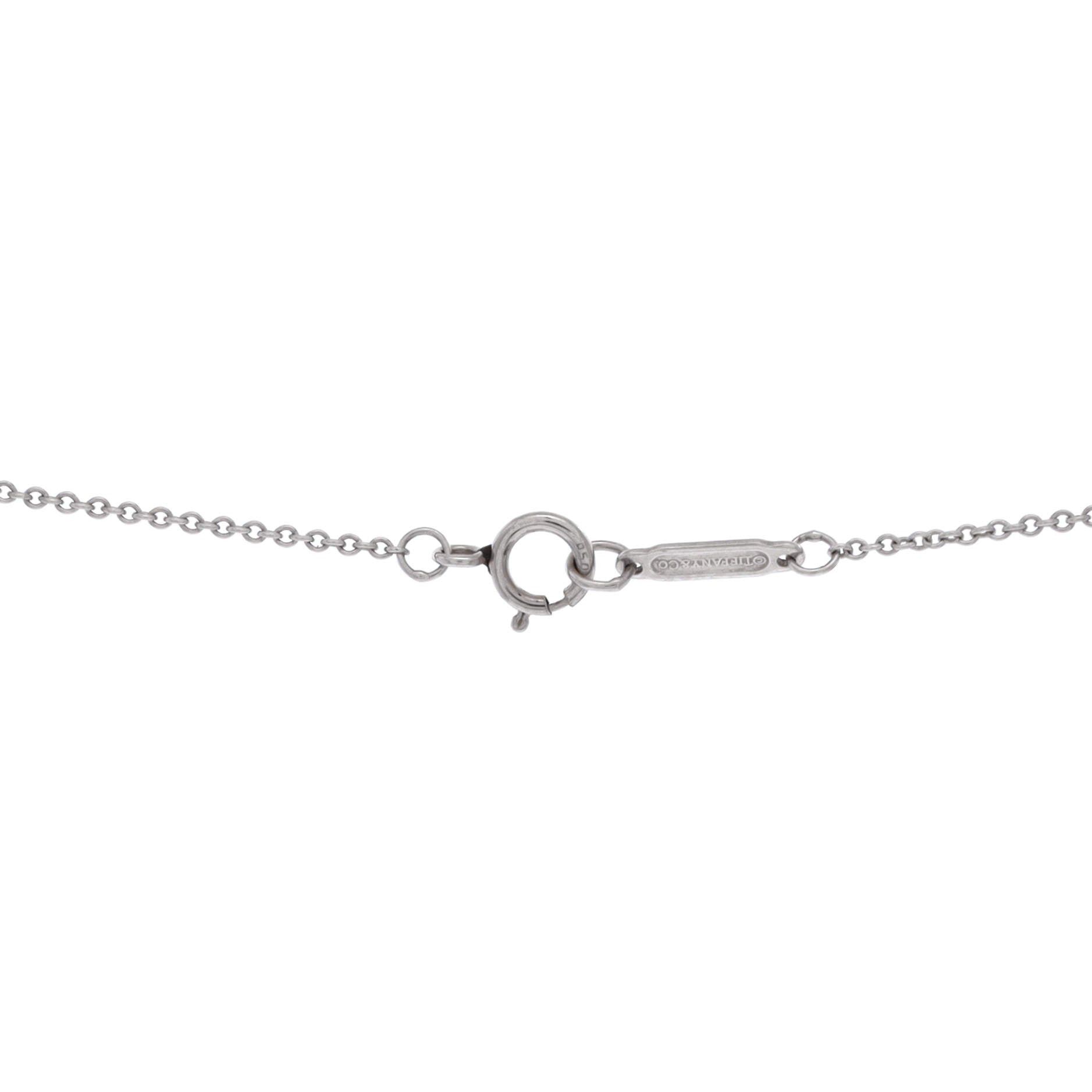 Tiffany & Co. Heart 3 Diamond Pendant Necklace Size ONE SIZE - 3 Thumbnail