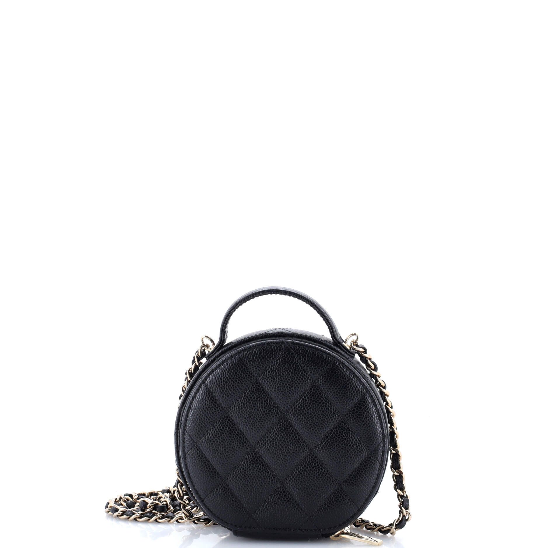 Chanel Handle with Care Round Vanity Case with Chain Size ONE SIZE - 4 Thumbnail