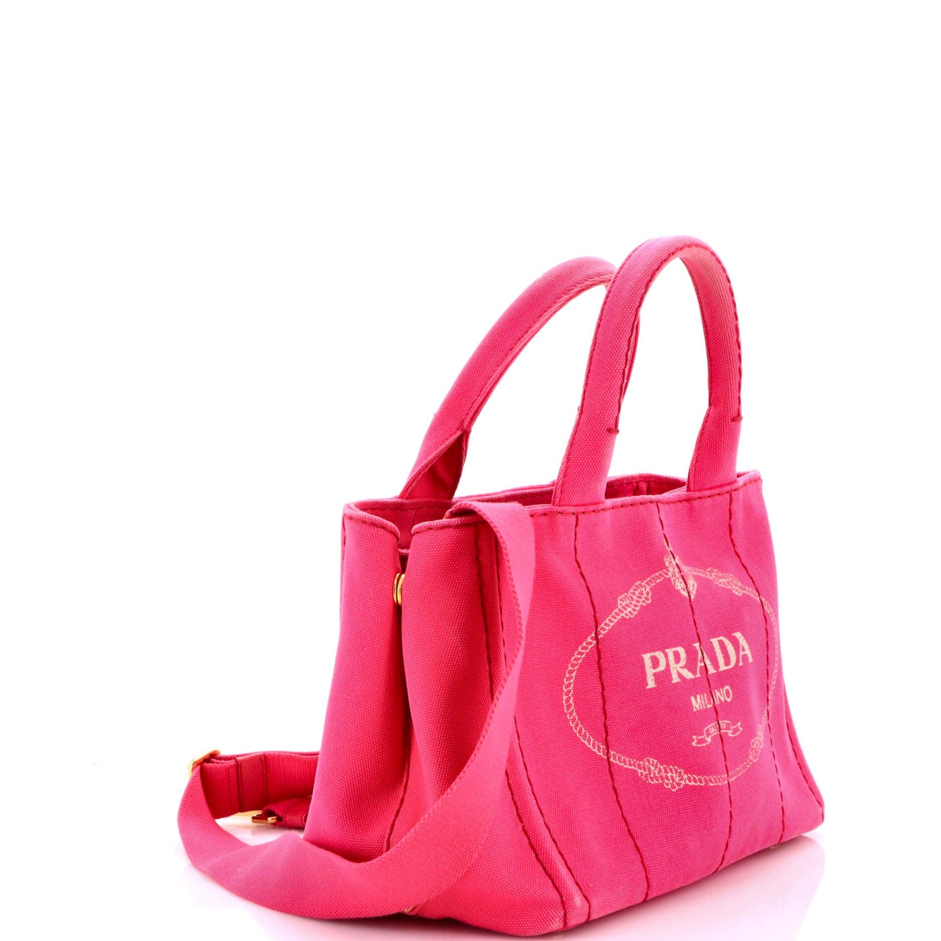 Prada Canapa Convertible Shopping Tote Size ONE SIZE - 2 Thumbnail