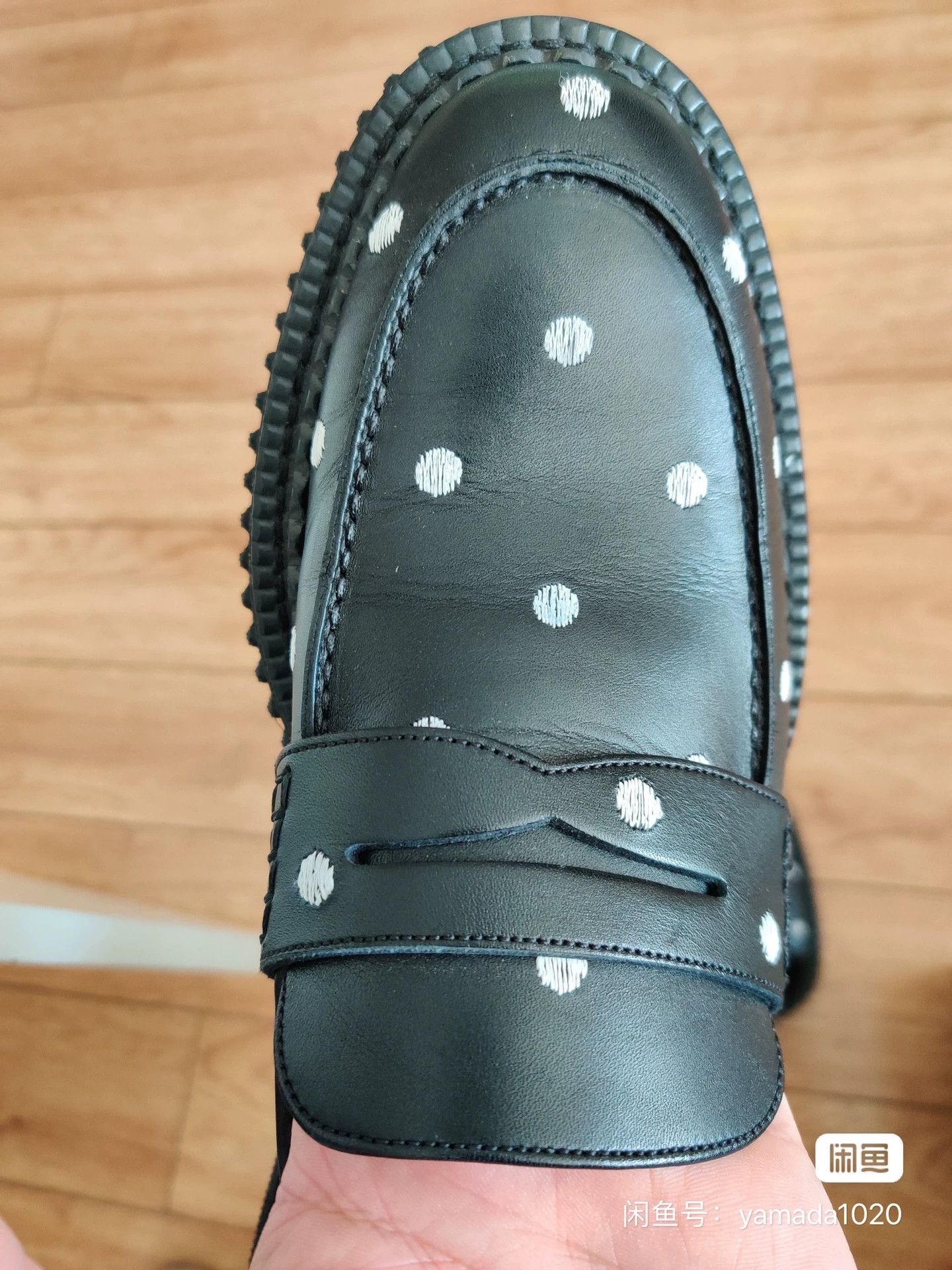 Dior Dior Homme Polka Dot Embroidered Shoes Size US 6 / EU 39 - 2 Thumbnail