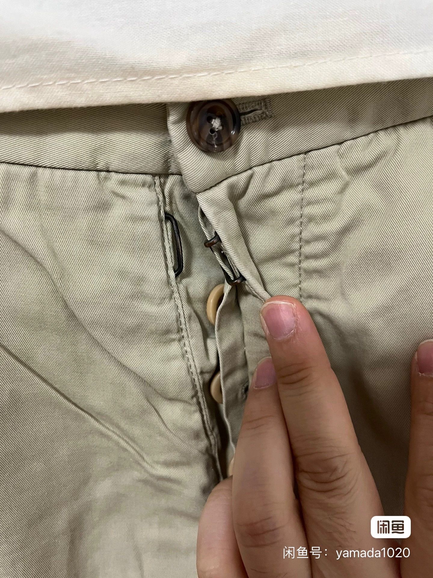 Maison Margiela Maison Margiela Khaki Casual Pants for Sale Size US 30 / EU 46 - 4 Thumbnail