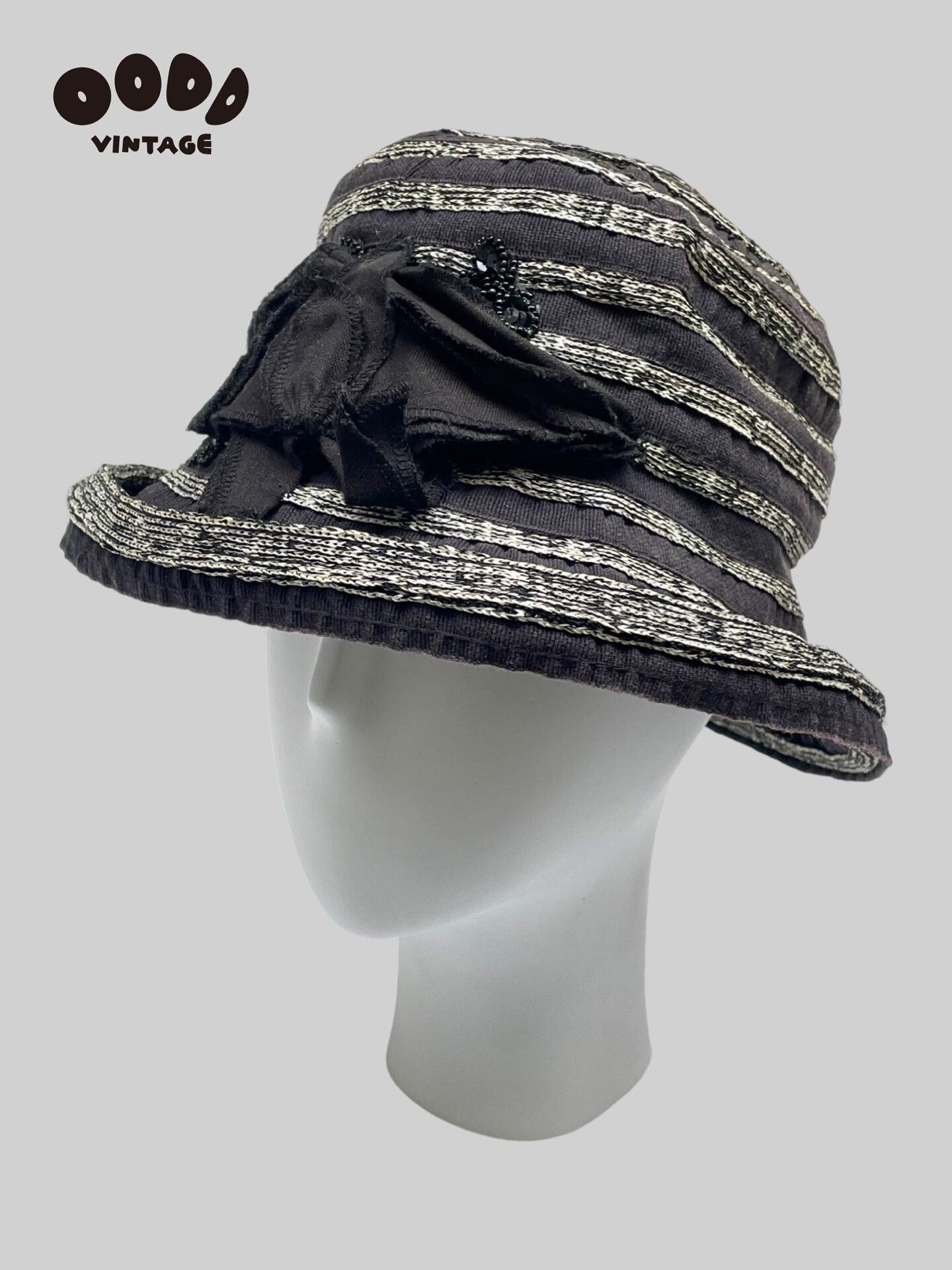 Dolce Vita Vintage Floral Beaded Bell Hat Size ONE SIZE - 3 Thumbnail