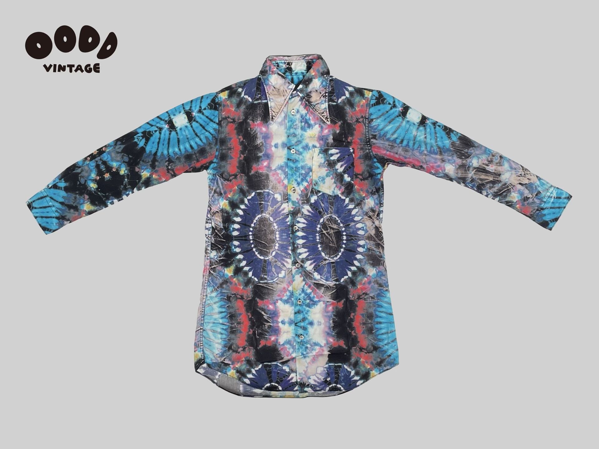 Junya Watanabe Psychedelic Tie-Dye Shirt by Junya Watanabe Size US M / EU 48-50 / 2 - 3 Thumbnail