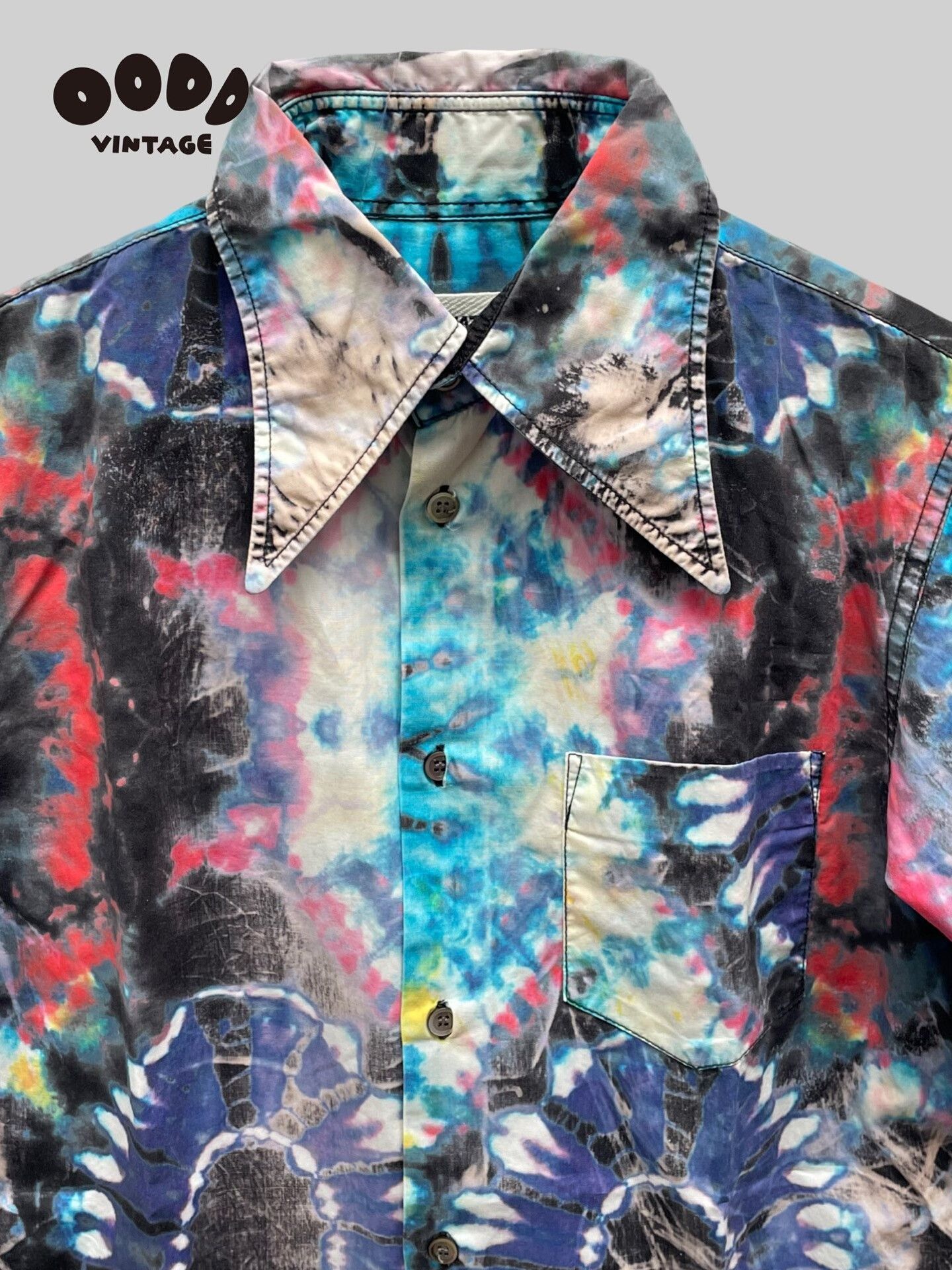 Junya Watanabe Psychedelic Tie-Dye Shirt by Junya Watanabe Size US M / EU 48-50 / 2 - 4 Thumbnail