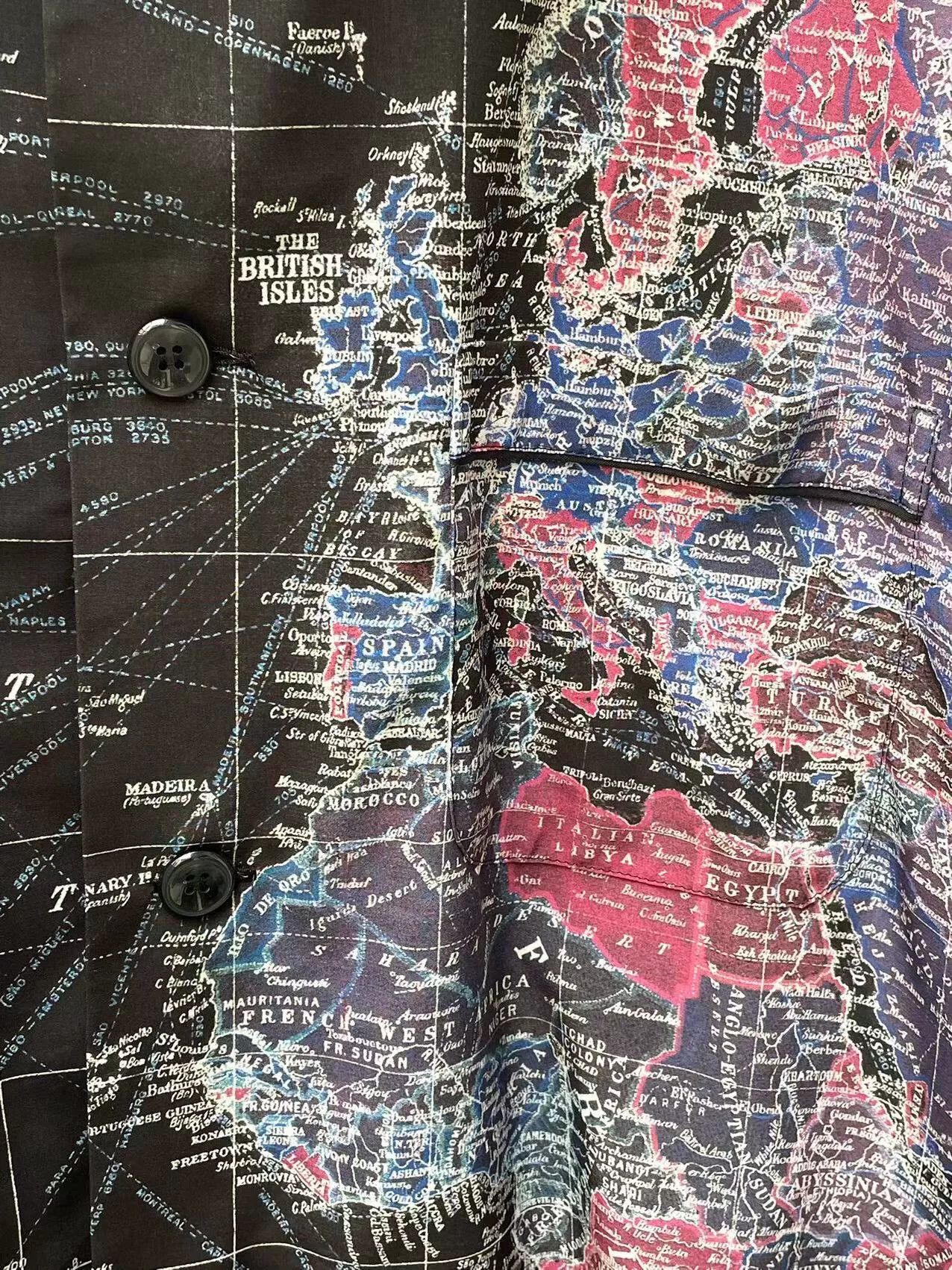 Lad Musician World Map Oversized Shirt Size US M / EU 48-50 / 2 - 4 Thumbnail