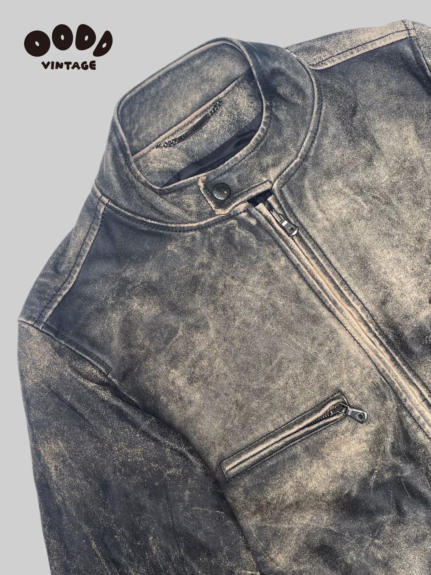 Dolce & Gabbana Dolce&Gabbana Distressed Leather Rider Jacket Size US M / EU 48-50 / 2 - 4 Thumbnail
