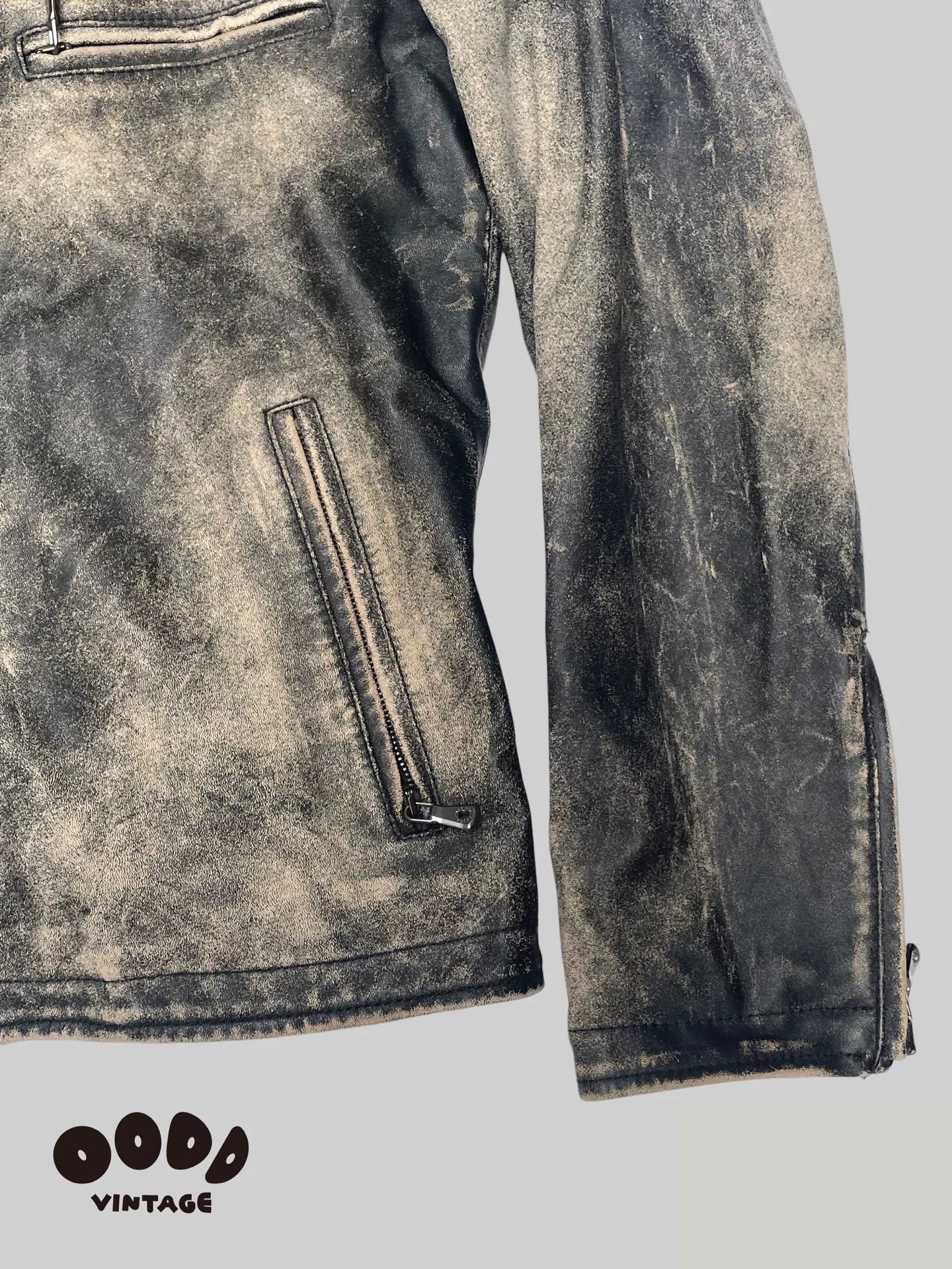 Dolce & Gabbana Dolce&Gabbana Distressed Leather Rider Jacket Size US M / EU 48-50 / 2 - 7 Thumbnail