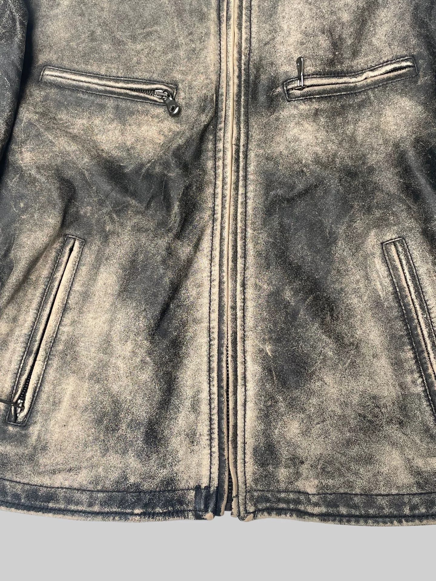 Dolce & Gabbana Dolce&Gabbana Distressed Leather Rider Jacket Size US M / EU 48-50 / 2 - 6 Thumbnail