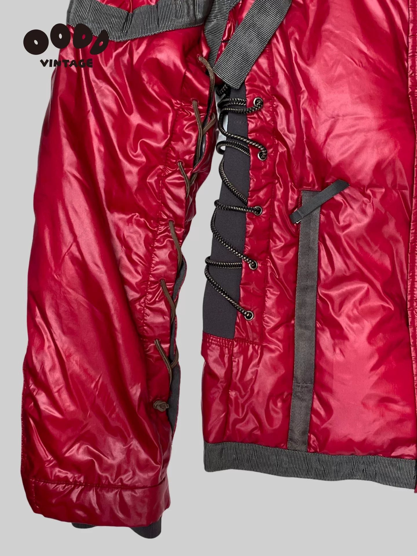 Marithe + Francois Girbaud AKIRA Style Red Nylon Puffer Jacket Size US M / EU 48-50 / 2 - 6 Thumbnail