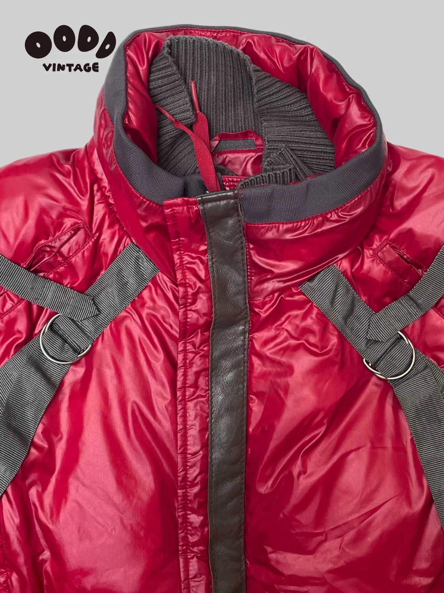 Marithe + Francois Girbaud AKIRA Style Red Nylon Puffer Jacket Size US M / EU 48-50 / 2 - 4 Thumbnail