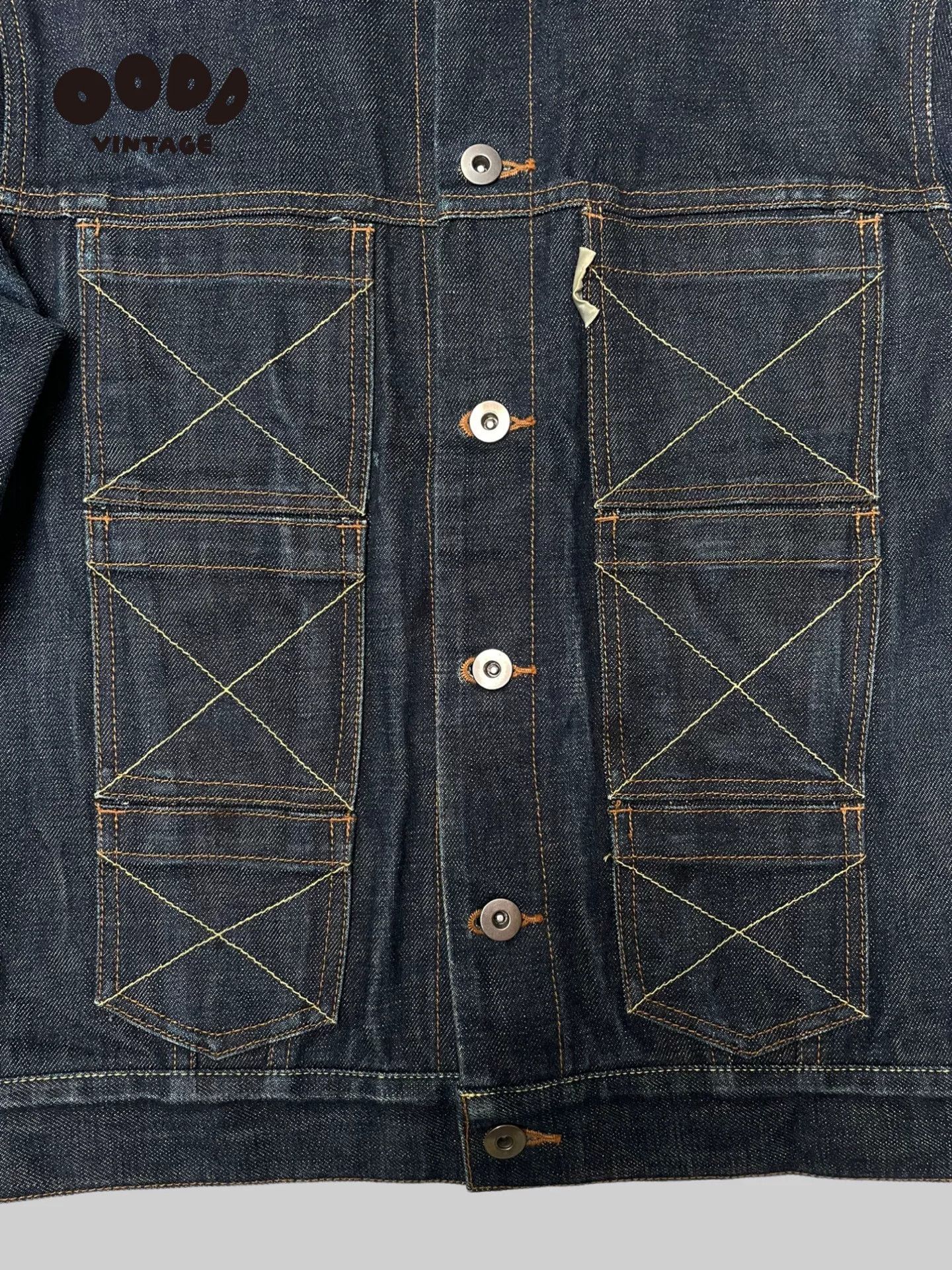 Sex Pot ReVeNGe Vintage Unisex Denim Jacket with Six Pockets Size US M / EU 48-50 / 2 - 4 Thumbnail