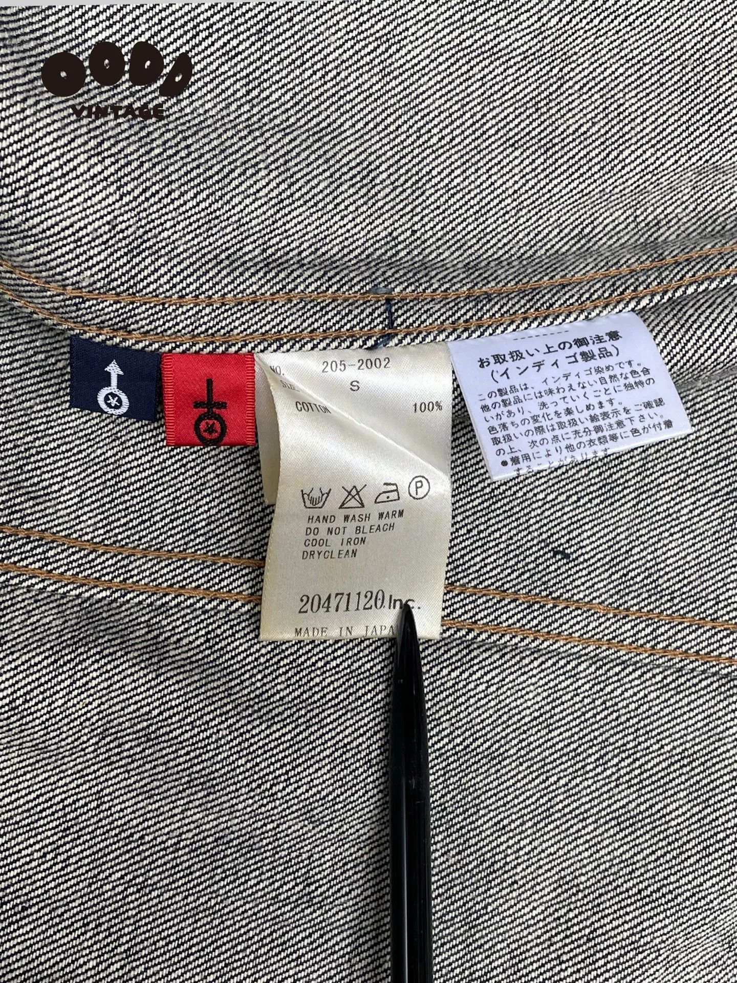 Sex Pot ReVeNGe Vintage Unisex Denim Jacket with Six Pockets Size US M / EU 48-50 / 2 - 8 Thumbnail