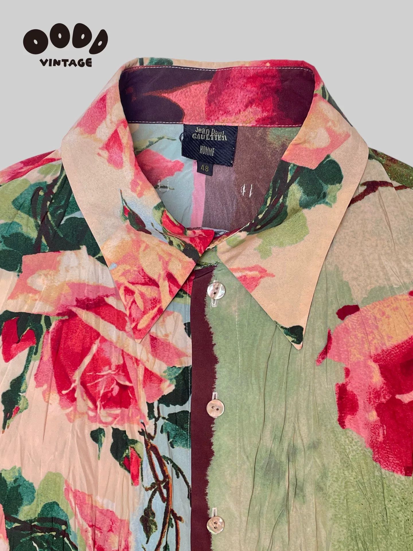 Jean Paul Gaultier Jean Paul Gaultier Floral Shirt Size US M / EU 48-50 / 2 - 5 Thumbnail