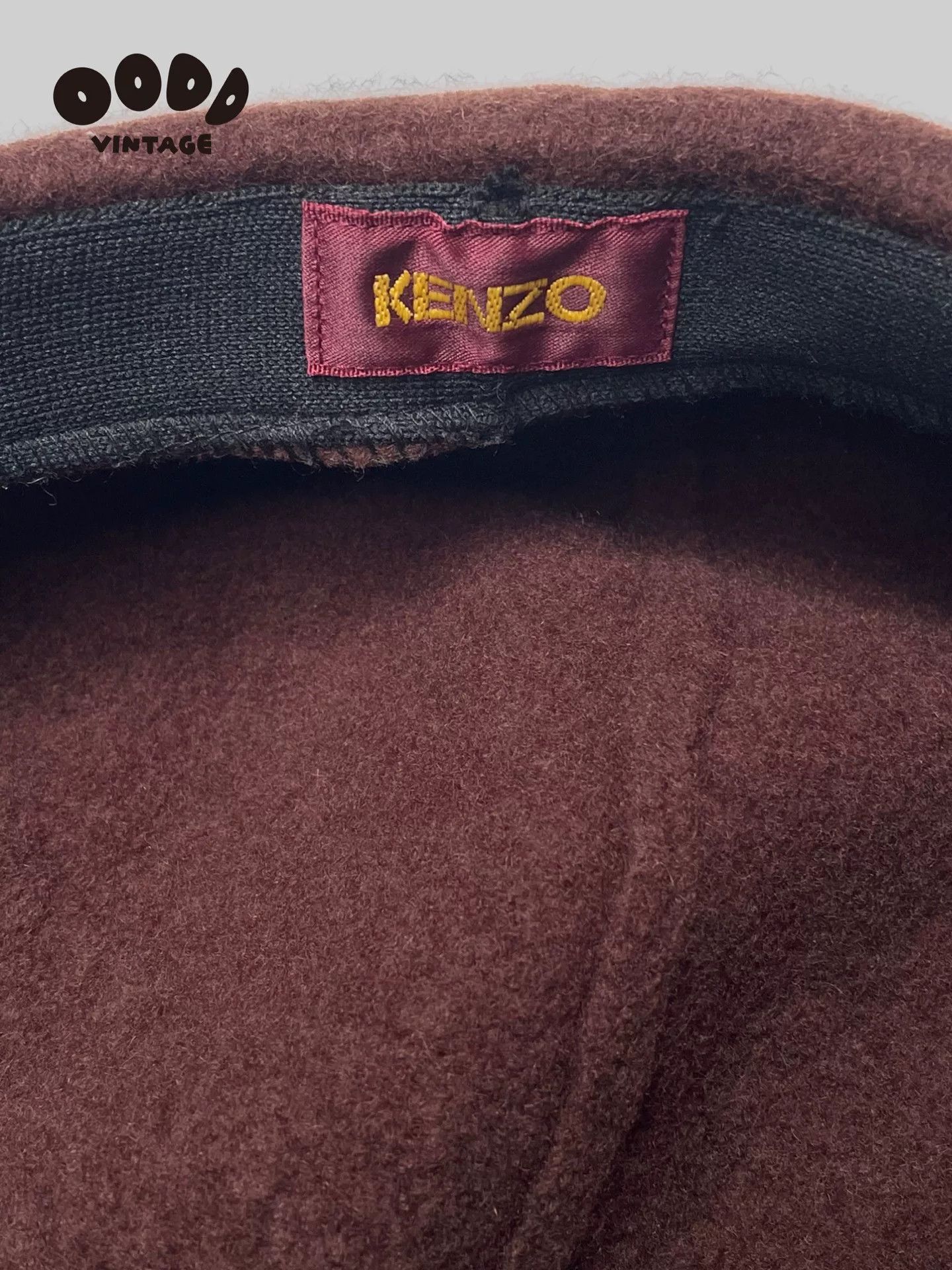Kenzo Kenzo Wool Beret with Branch Pattern Size ONE SIZE - 8 Thumbnail