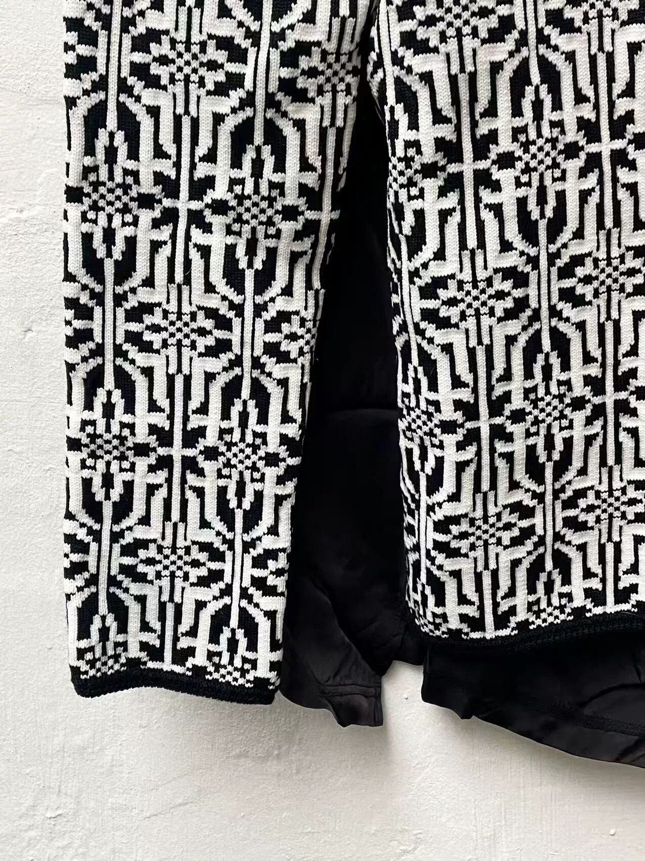 Comme des Garcons Comme des Garcons Plus Black White Sweater Size US M / EU 48-50 / 2 - 7 Thumbnail