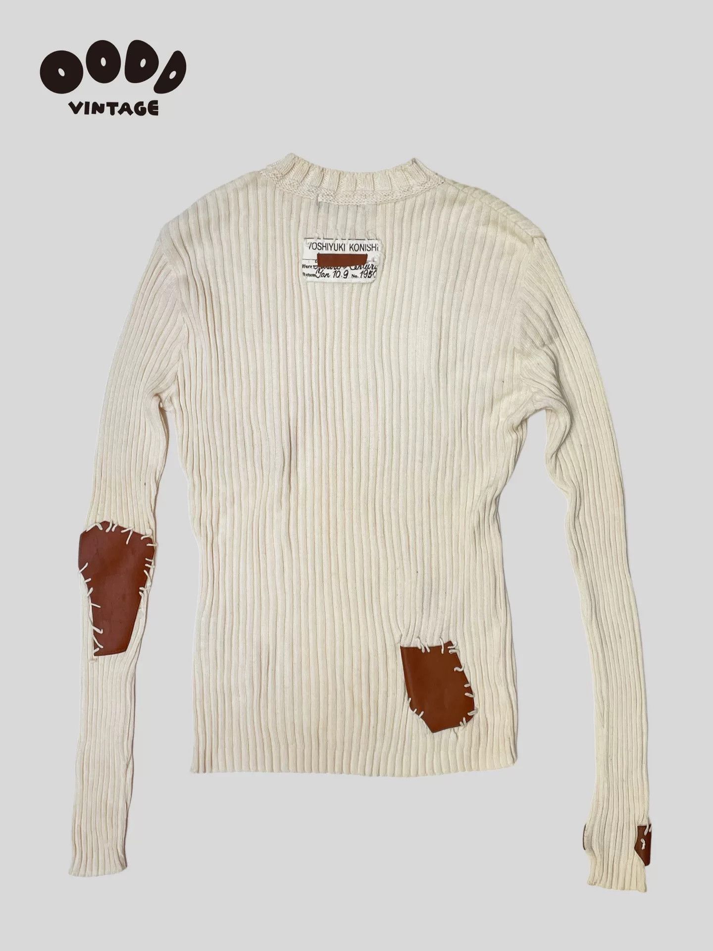 Yoshiyuki Konishi Yoshiyuki Konishi Patchwork Knit Sweater Size US M / EU 48-50 / 2 - 6 Thumbnail