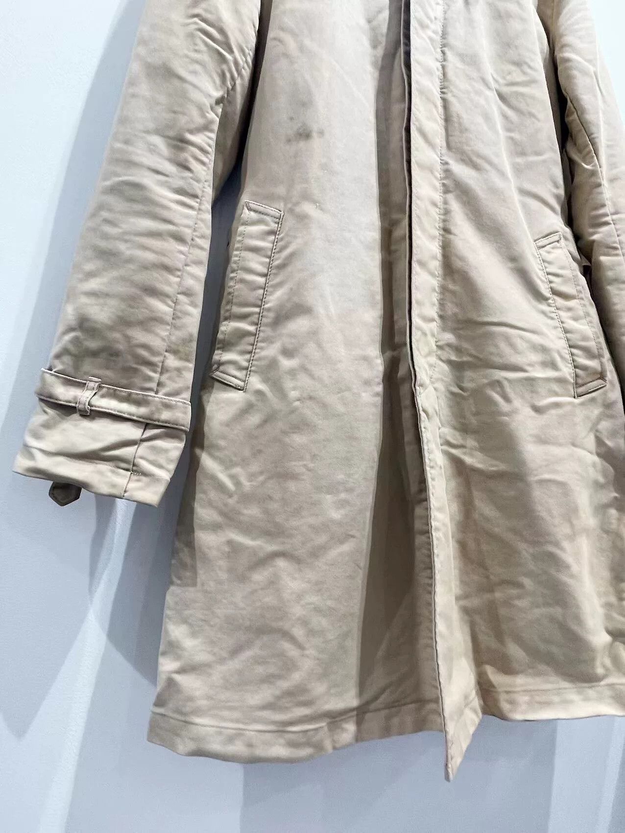 TALKING ABOUT THE ABSTRACTION Vintage Deconstructed Beige Overcoat Size US M / EU 48-50 / 2 - 4 Thumbnail