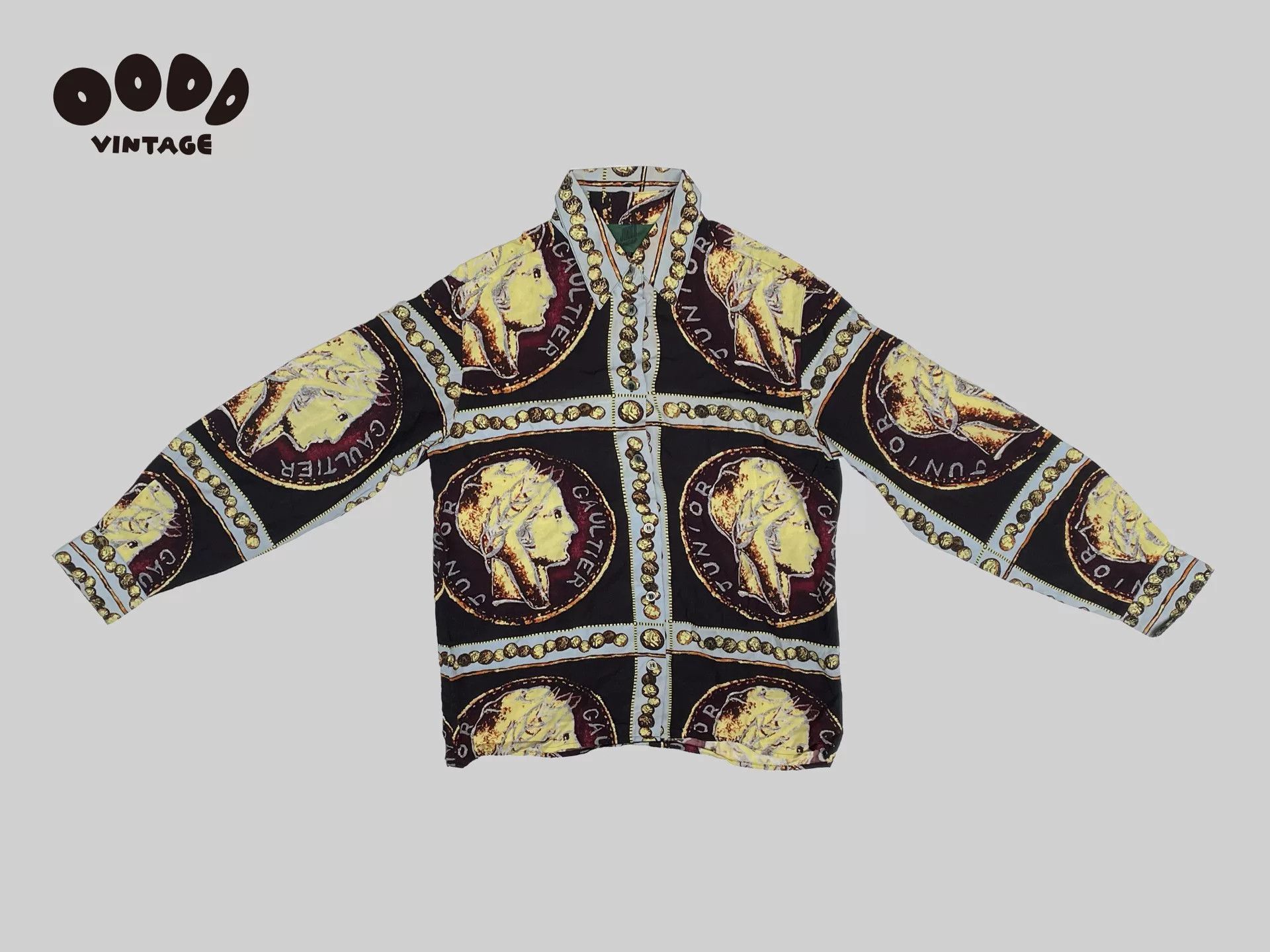 Jean Paul Gaultier Vintage Jean Paul Gaultier Coin Shirt Size US M / EU 48-50 / 2 - 2 Thumbnail
