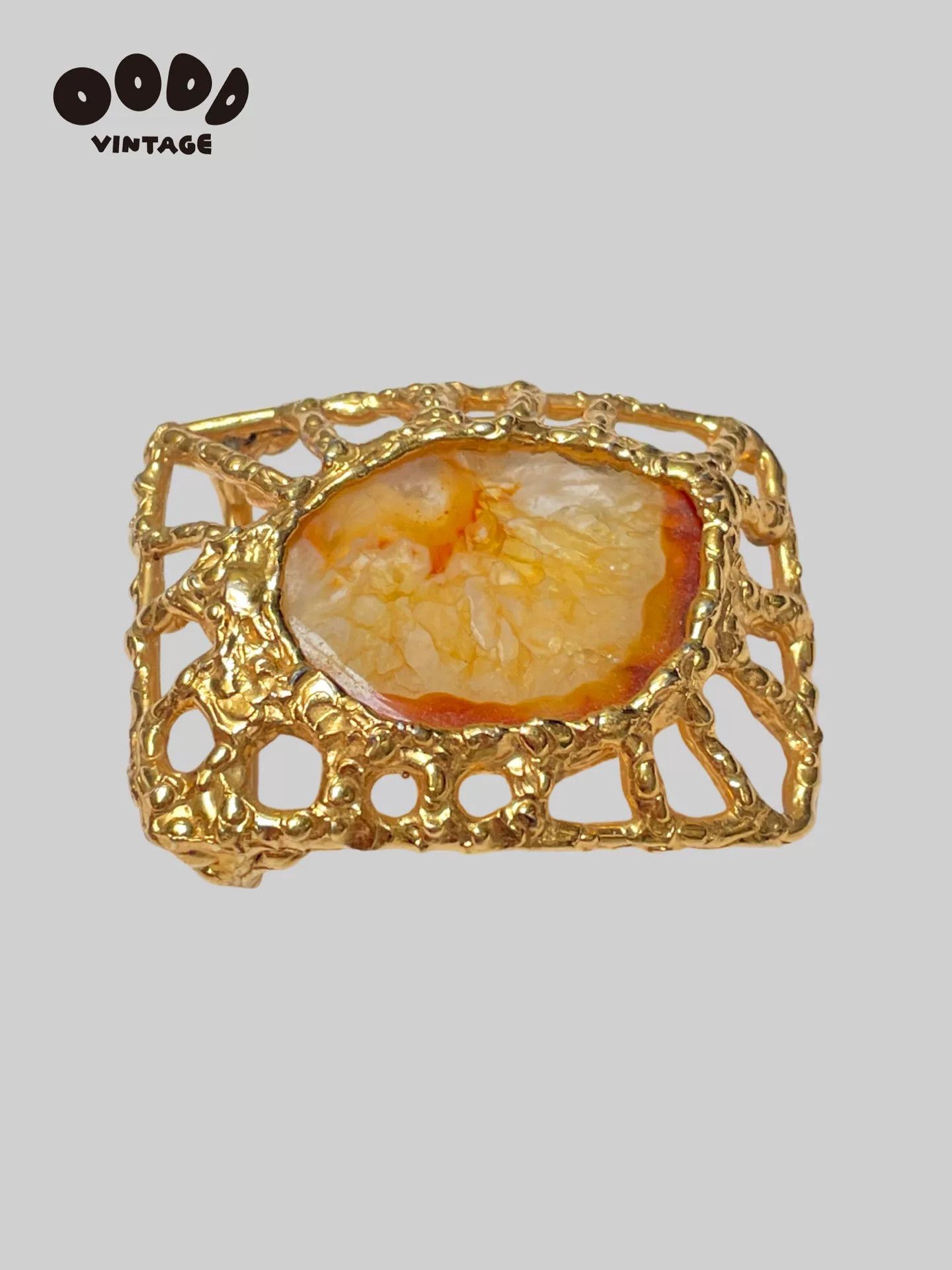Vintage Vintage French Gold Frame Belt Buckle Size ONE SIZE - 2 Thumbnail