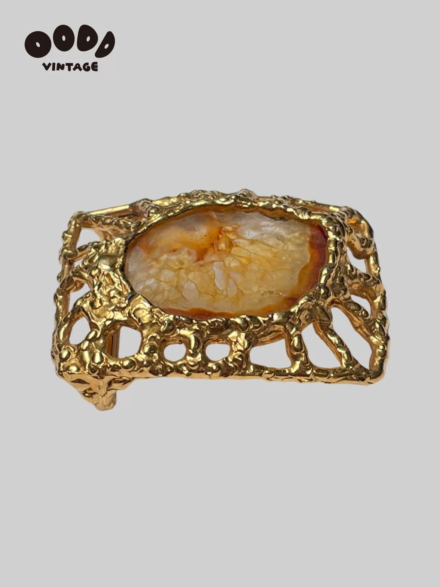 Vintage Vintage French Gold Frame Belt Buckle Size ONE SIZE - 5 Thumbnail