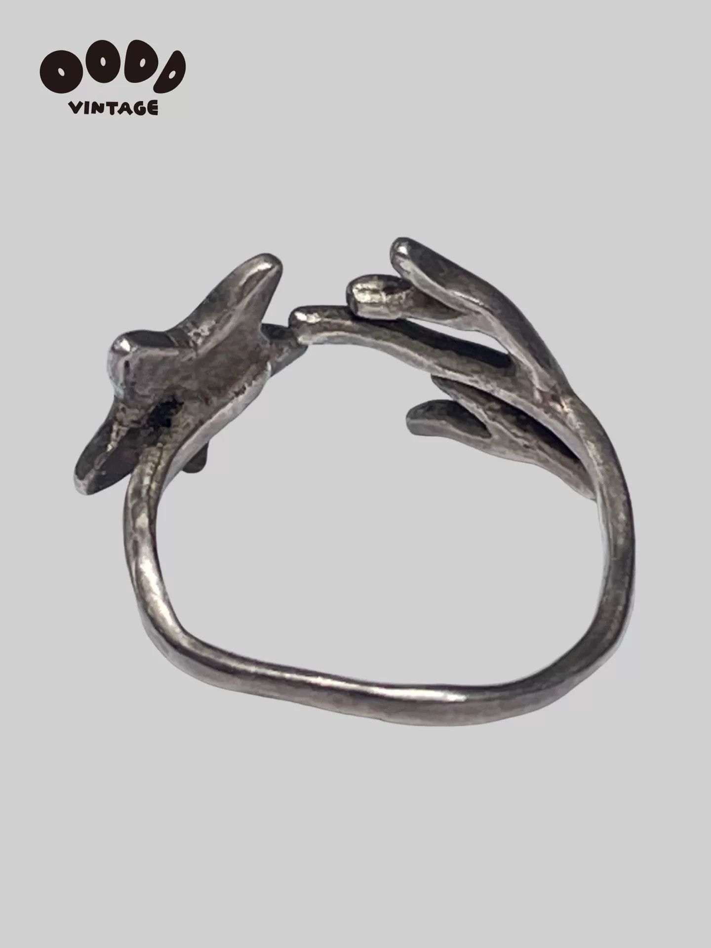 Vintage Vintage Starfish Shaped Silver Ring Size ONE SIZE - 4 Thumbnail