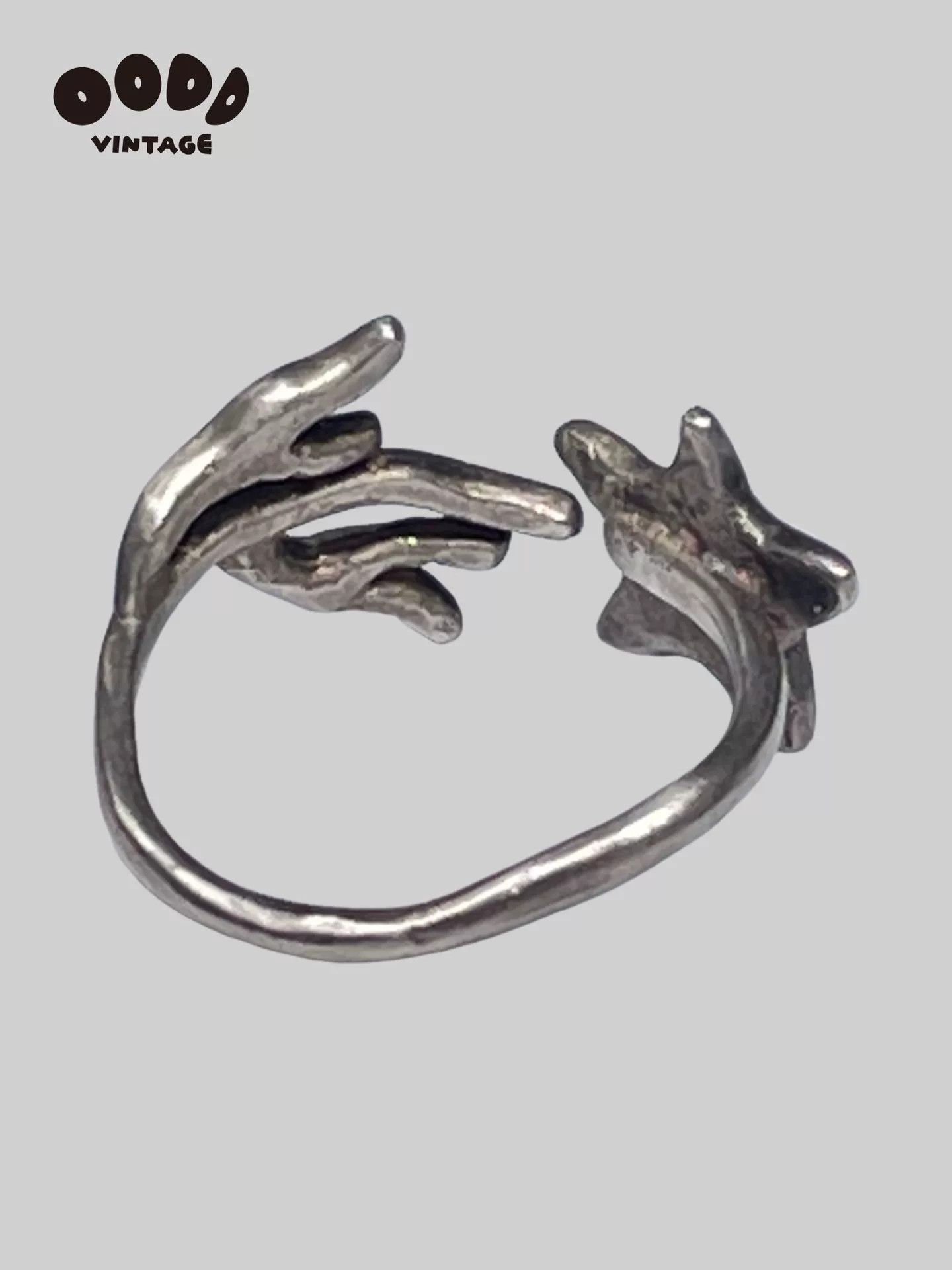 Vintage Vintage Starfish Shaped Silver Ring Size ONE SIZE - 5 Thumbnail