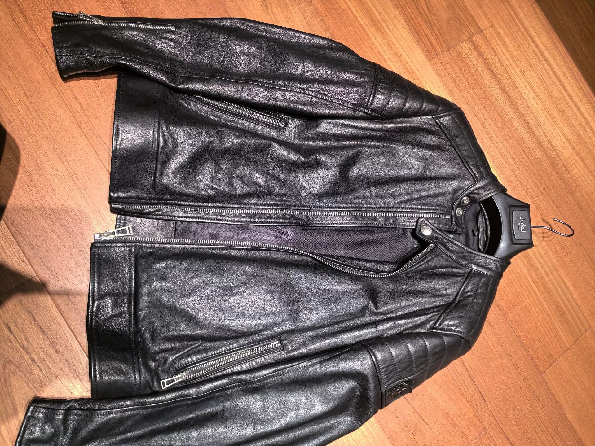 Belstaff Belstaff Men's Leather Motorcycle Jacket Size US S / EU 44-46 / 1 - 3 Thumbnail