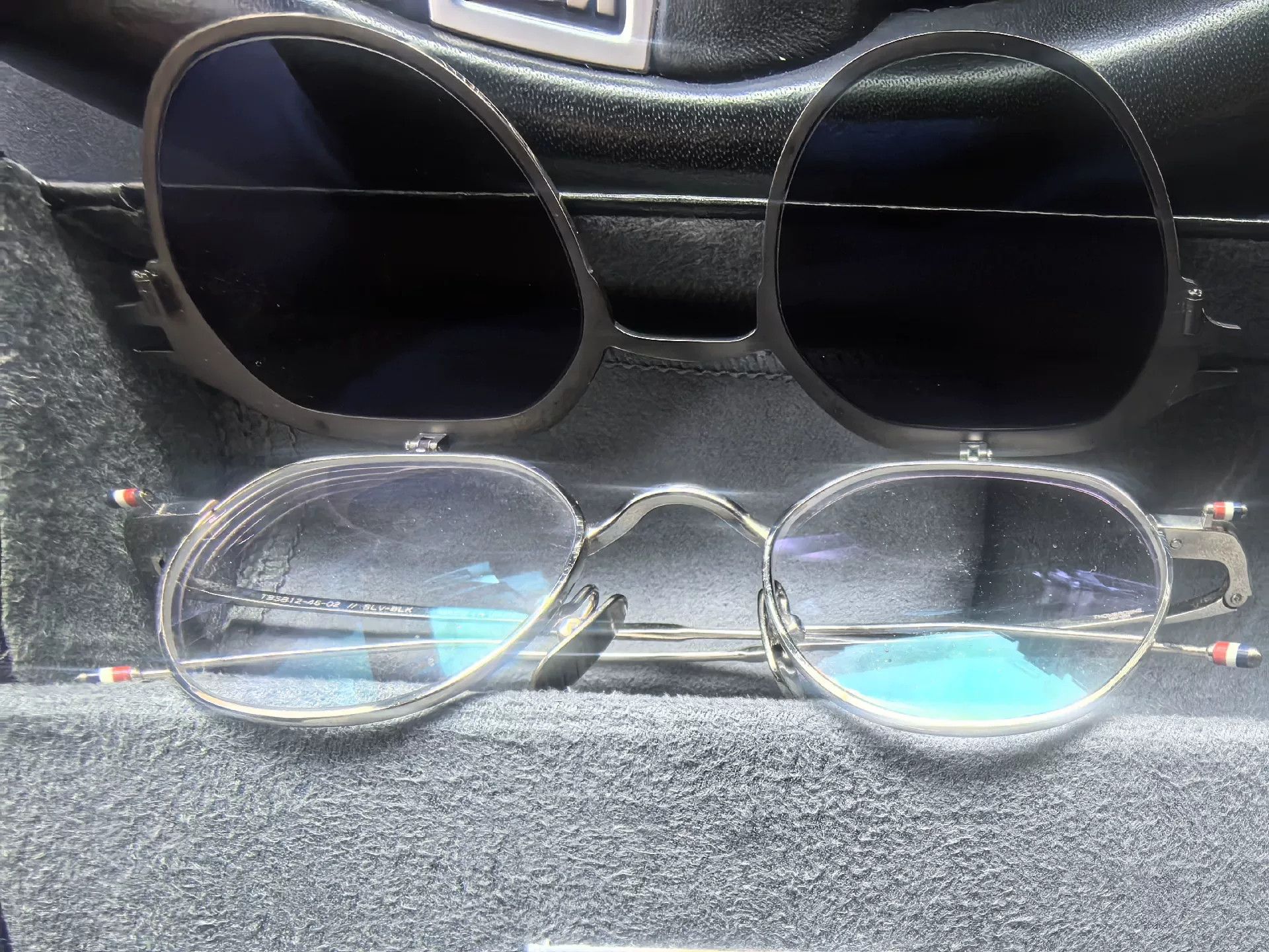 Thom Browne Thom Browne TBS-812 Flip Sunglasses Size ONE SIZE - 9 Thumbnail