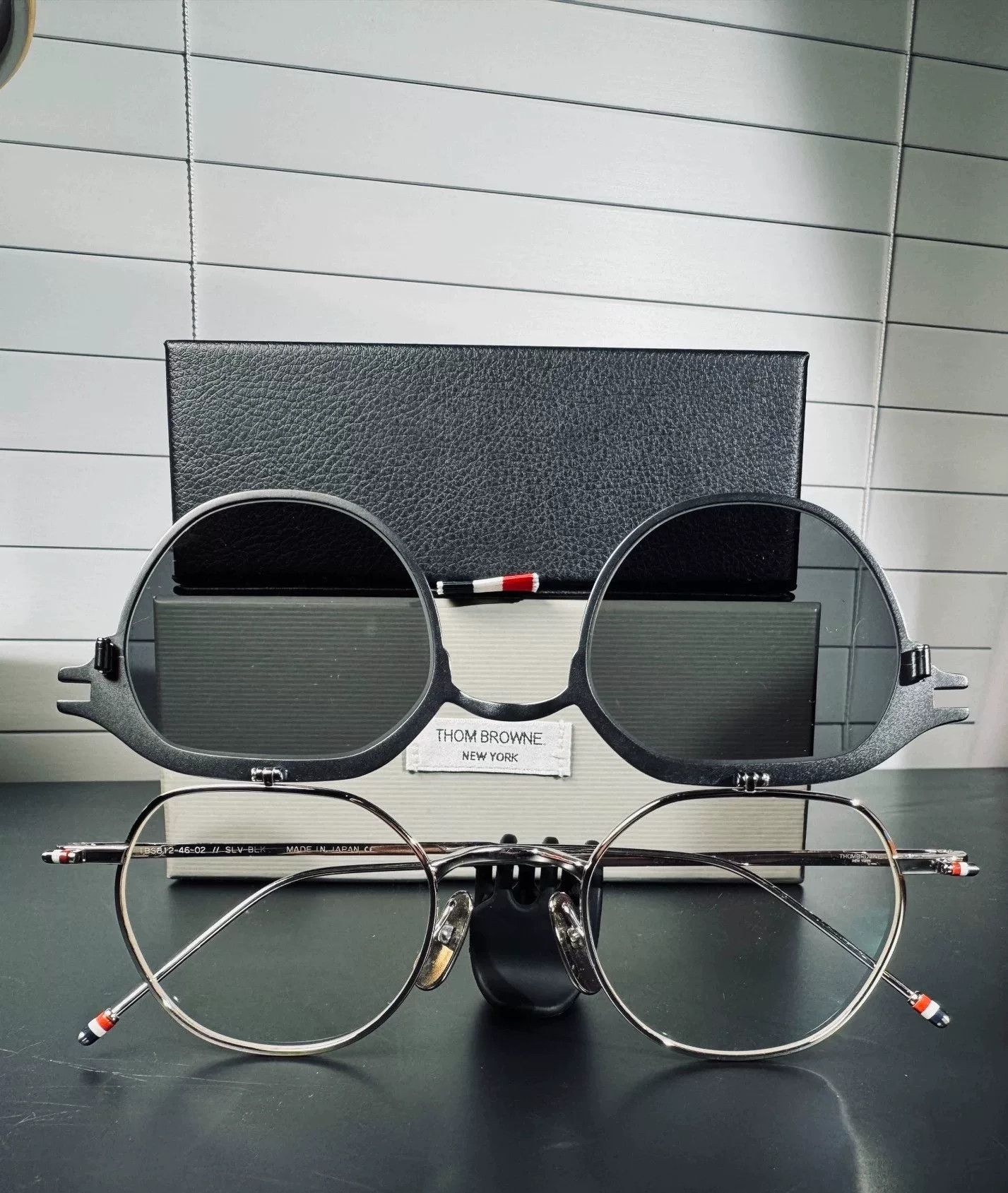 Thom Browne Thom Browne TBS-812 Flip Sunglasses Size ONE SIZE - 3 Thumbnail