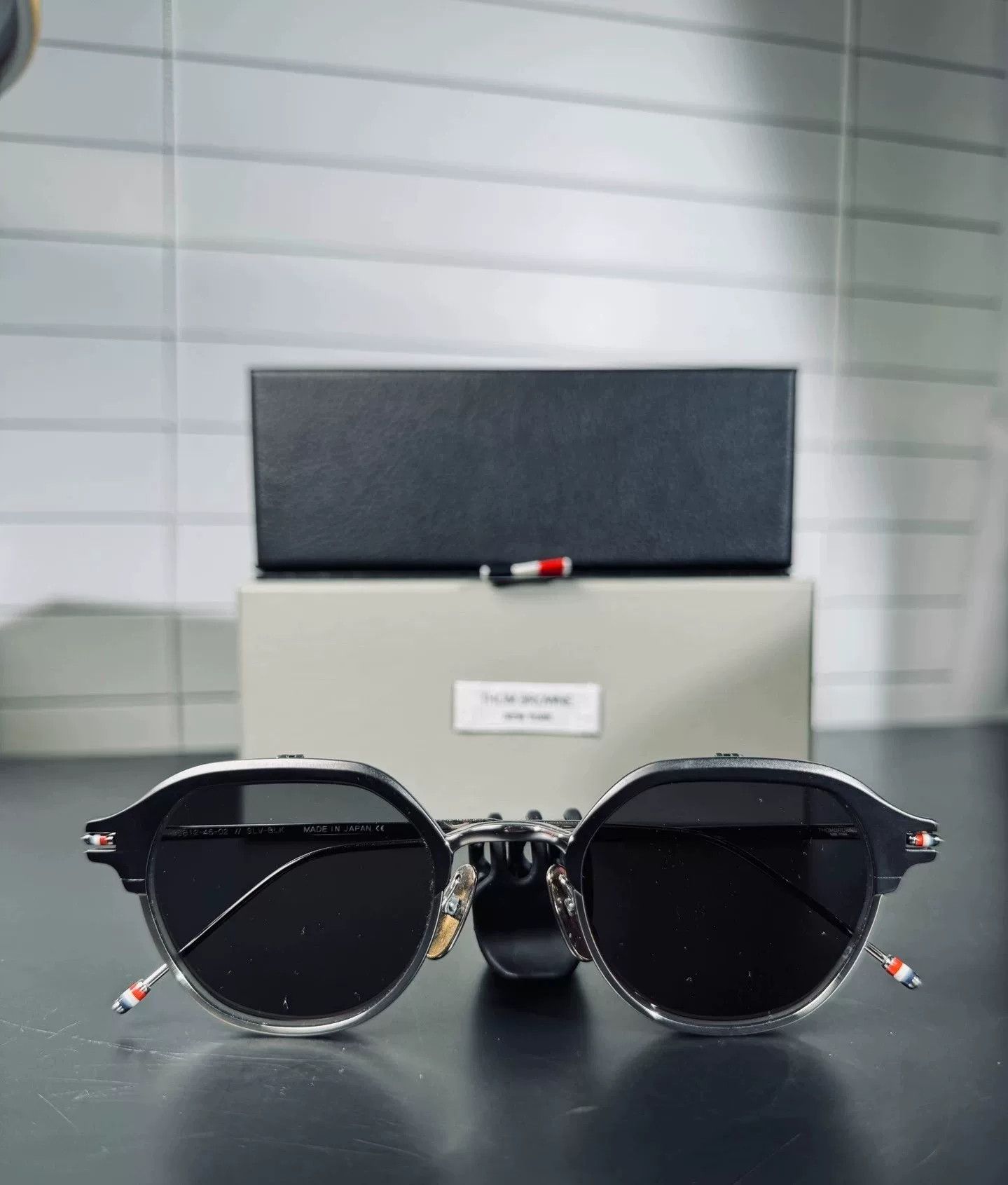 Thom Browne Thom Browne TBS-812 Flip Sunglasses Size ONE SIZE - 4 Thumbnail