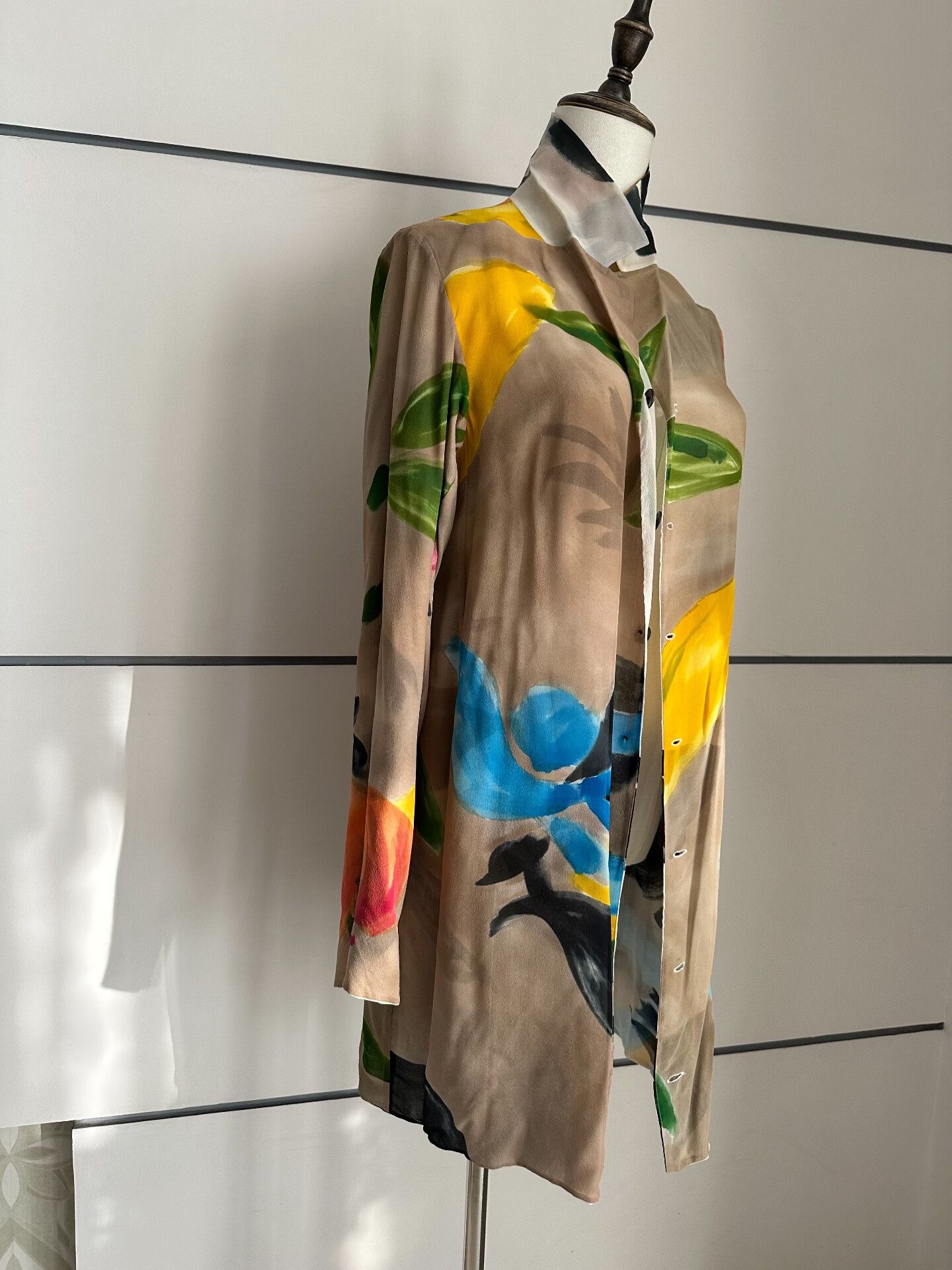 Issey Miyake Issey Miyake Double-Sided Silk Jacket Size M / US 6-8 / IT 42-44 - 5 Thumbnail