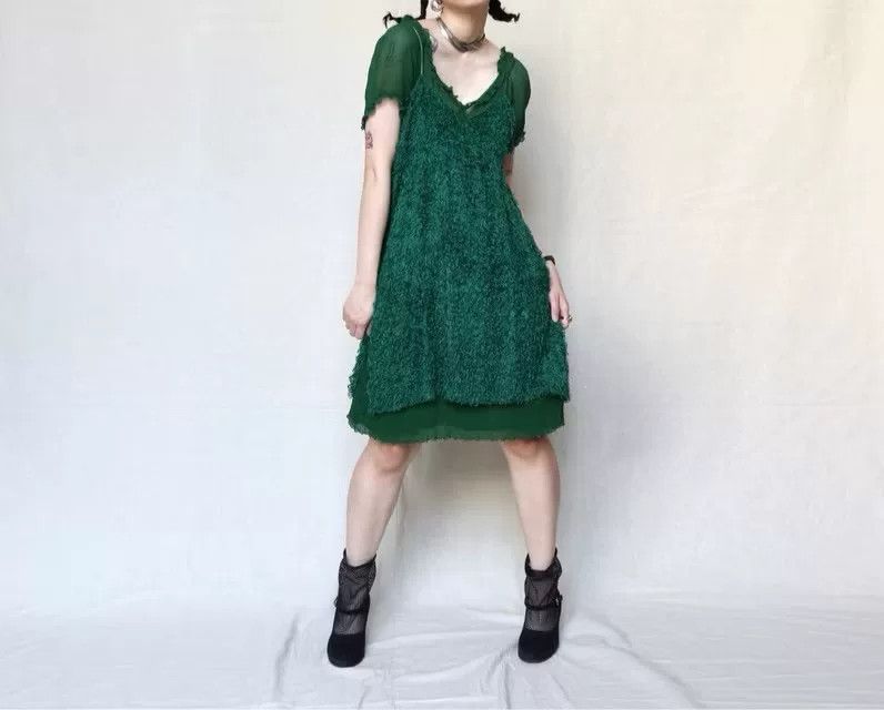 Undercover UNDERCOVER Multi-layer Green Dress Size M / US 6-8 / IT 42-44 - 6 Thumbnail