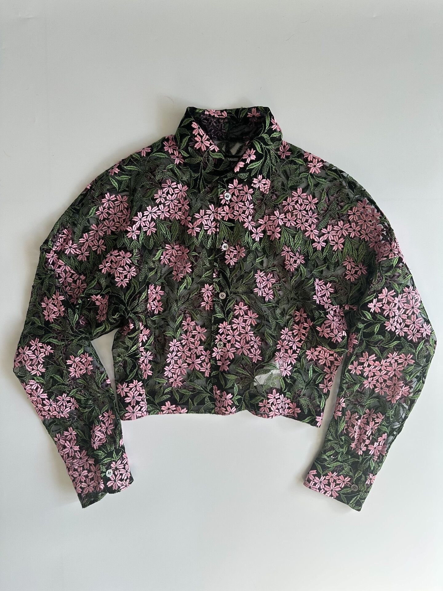 Junya Watanabe Junya Watanabe Floral Embroidered Shirt Size S / US 4 / IT 40 - 3 Thumbnail
