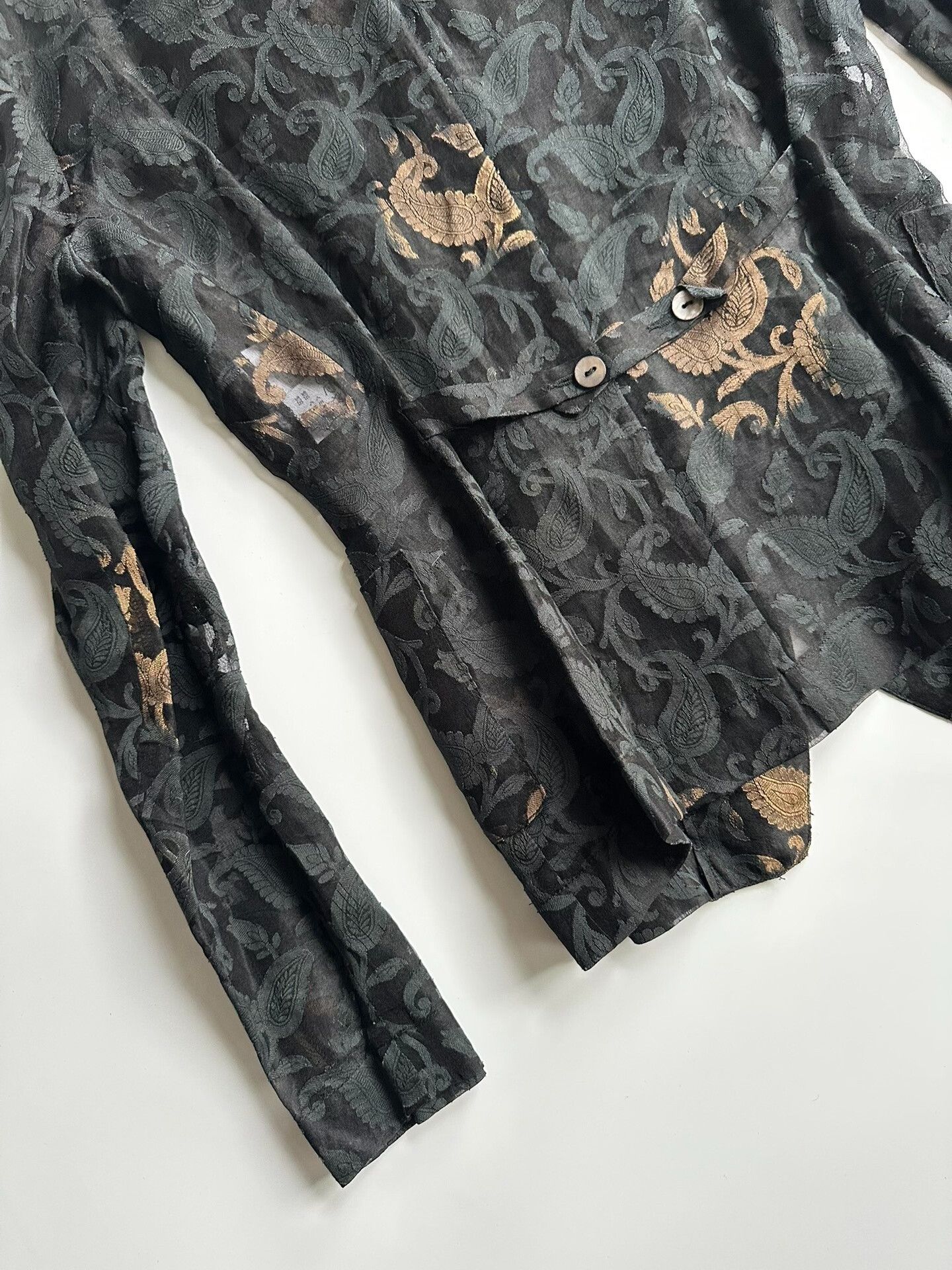 Dries Van Noten Dries Van Noten 90s Embroidered Blazer Size S / US 4 / IT 40 - 8 Thumbnail