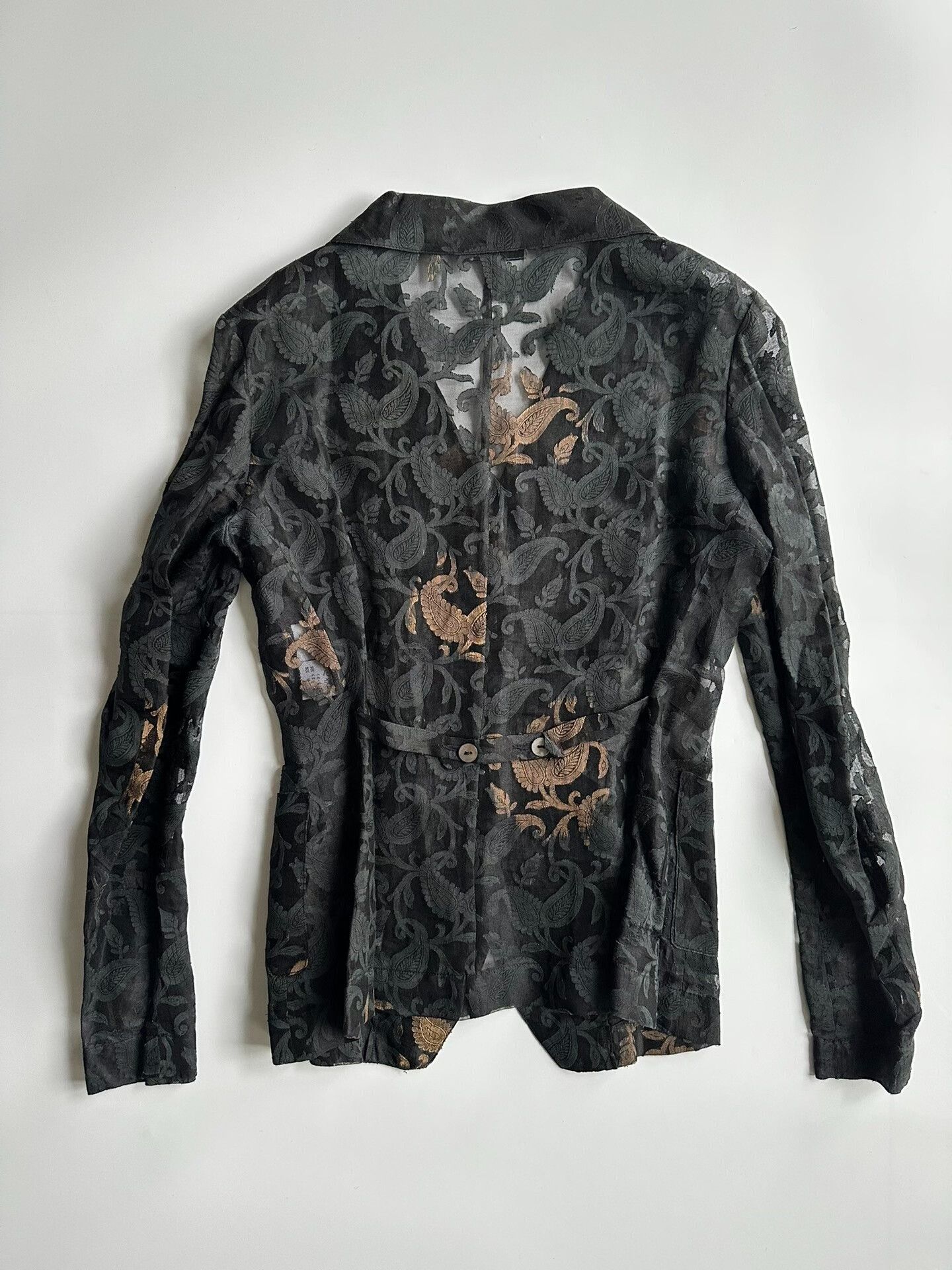 Dries Van Noten Dries Van Noten 90s Embroidered Blazer Size S / US 4 / IT 40 - 7 Thumbnail