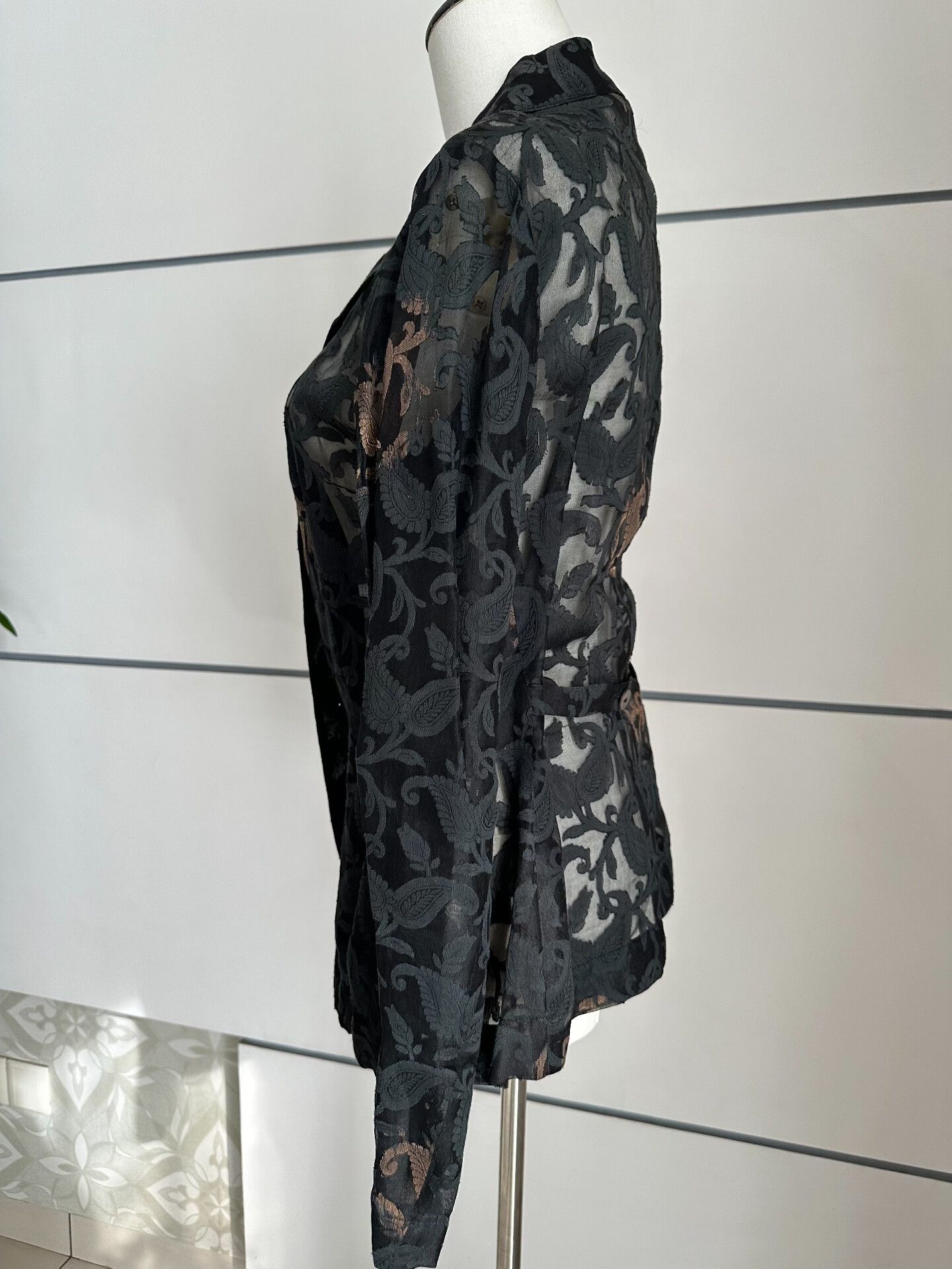 Dries Van Noten Dries Van Noten 90s Embroidered Blazer Size S / US 4 / IT 40 - 3 Thumbnail