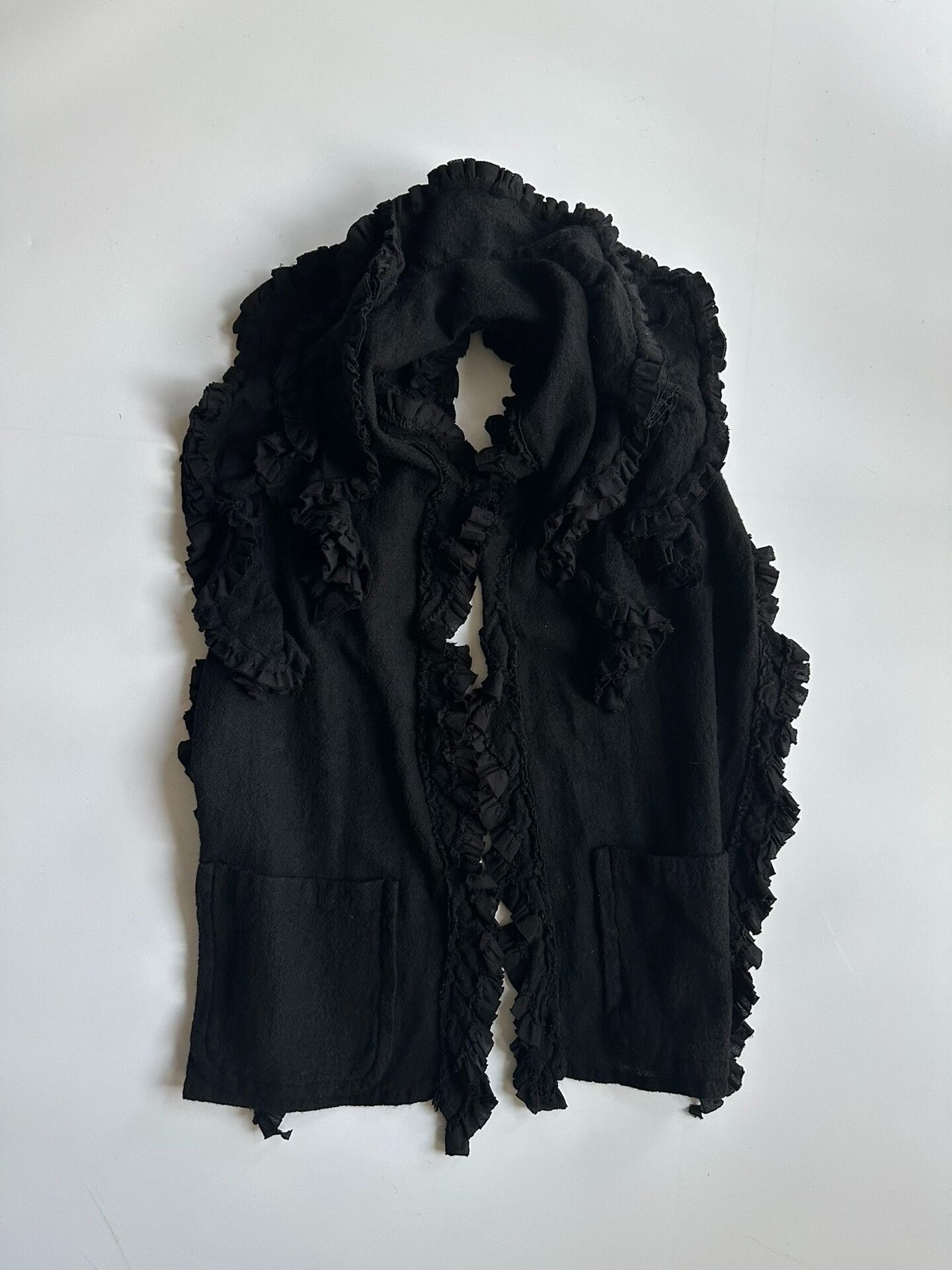 Comme des Garcons Comme des Garçons Black Floral Shawl Size M / US 6-8 / IT 42-44 - 5 Thumbnail