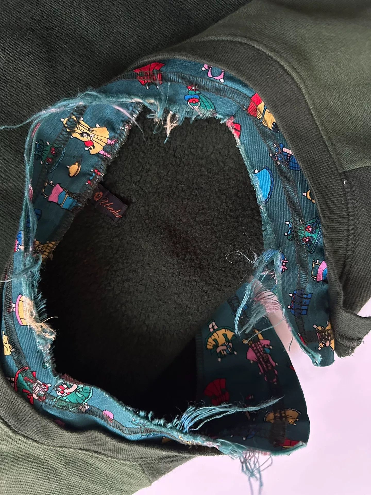 Undercover UNDERCOVER Distressed Sweatshirt with Illustrations Size US M / EU 48-50 / 2 - 6 Thumbnail