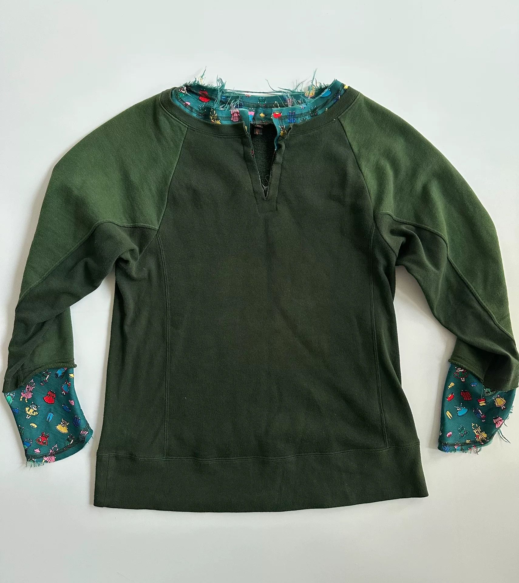 Undercover UNDERCOVER Distressed Sweatshirt with Illustrations Size US M / EU 48-50 / 2 - 2 Thumbnail