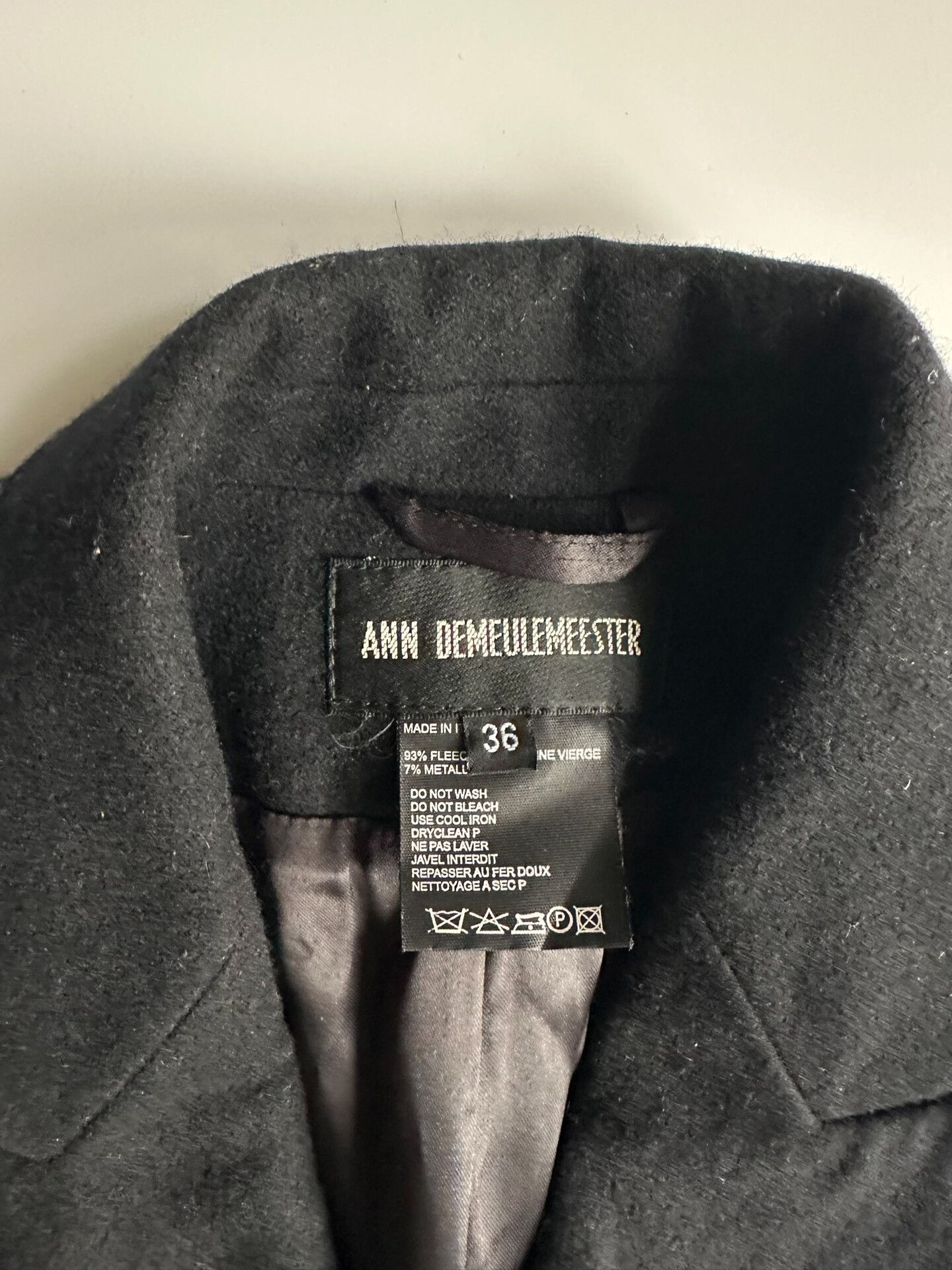 Ann Demeulemeester Ann Demeulemeester Classic Coat Size XS / US 0-2 / IT 36-38 - 5 Thumbnail